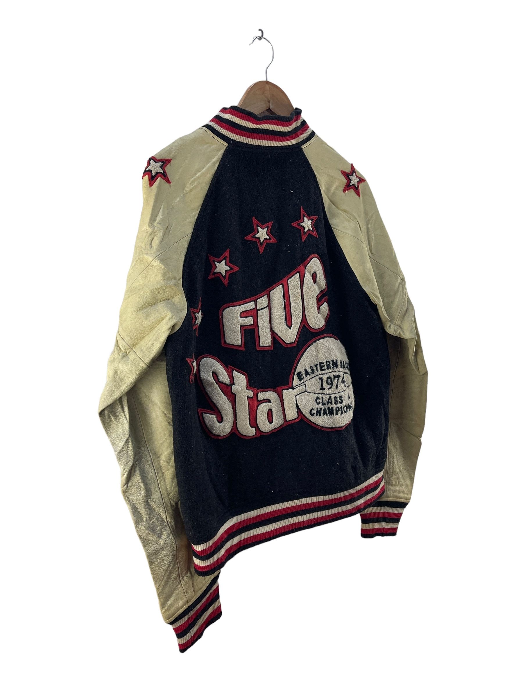 Other Vintage Houston Sportswear Eastern Maine Varsity Jacket Size L / US 10 / IT 46 - 4 Thumbnail