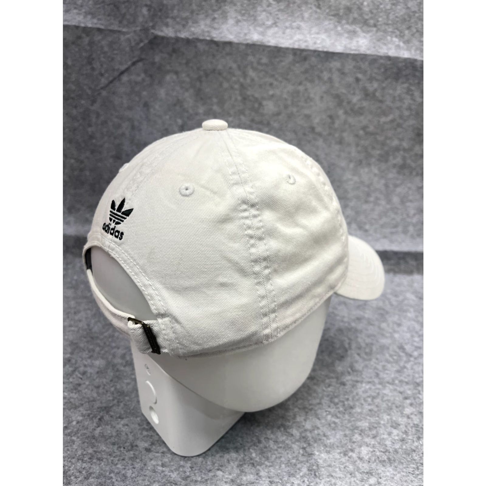 Adidas Adidas Hat Cap Strap Back Women One Size White 100% Cotton Twill Embroidered"} Size ONE SIZE - 7 Thumbnail