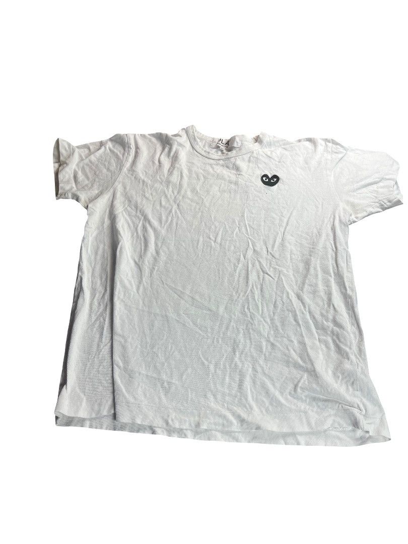 Comme des Garcons Comme des Garçons PLAY White T-Shirt Black Heart – Size XL Size US XL / EU 56 / 4 - 1 Thumbnail