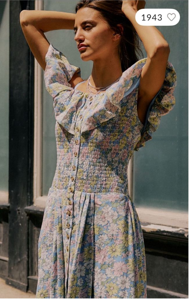 Free People NWOT Free People Lewis Floral Maxi Dress Small Size S / US 4 / IT 40 - 1 Thumbnail