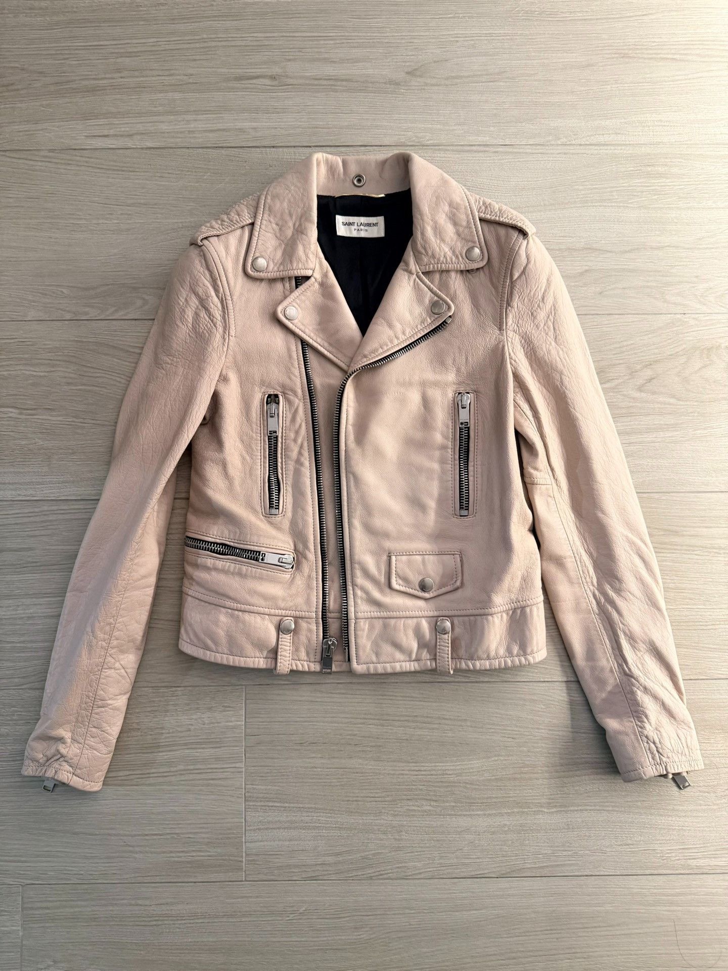 Saint Laurent Paris Saint Laurent Hedi Slimane 2015AW L01 Leather Jacket Size L / US 10 / IT 46 - 1 Thumbnail