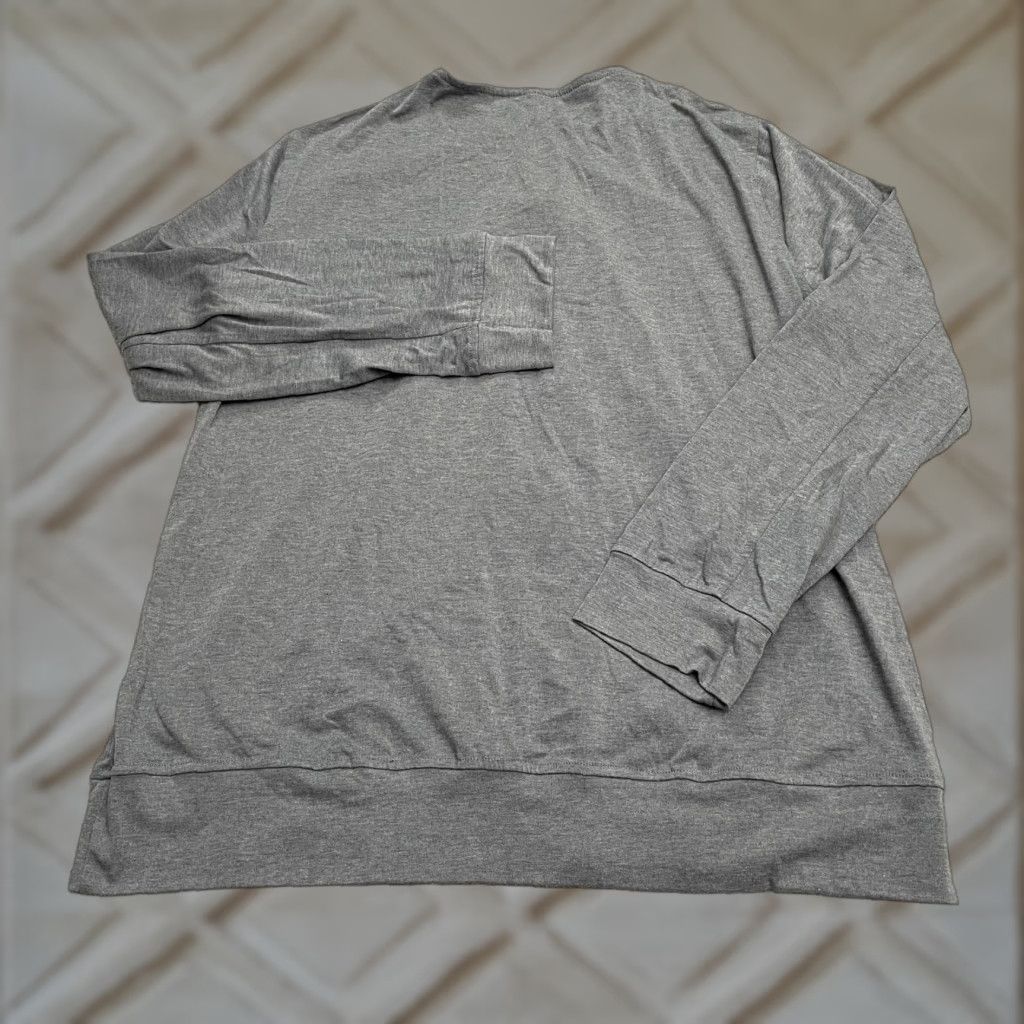Vintage Unbranded Sweatshirt Jacket Womens 3XL Gray Zip Pullover Size XXL / US 16-18 / IT 52-54 - 1 Thumbnail