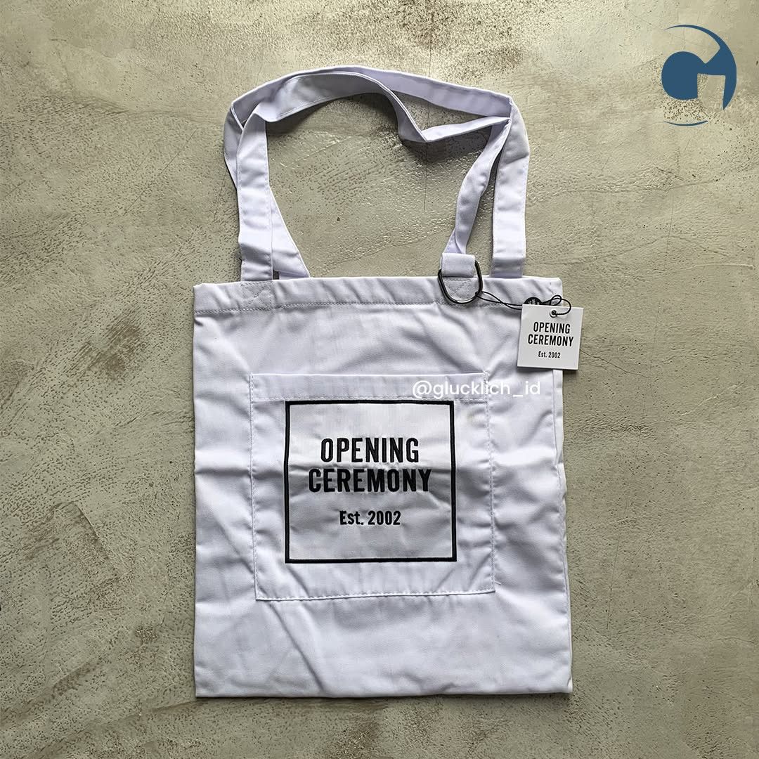 Opening Ceremony Opening Ceremony, Logo Tote Bag White Size ONE SIZE - 2 Thumbnail