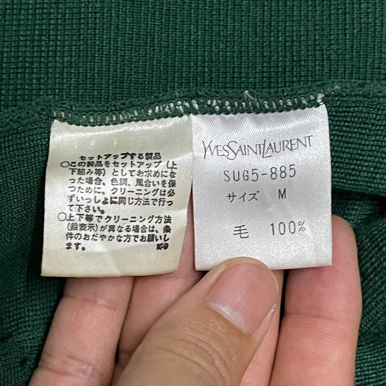 Yves Saint Laurent Vintage YSL Yves Saint Laurent Wool Coat Love Button Size M / US 6-8 / IT 42-44 - 12 Thumbnail
