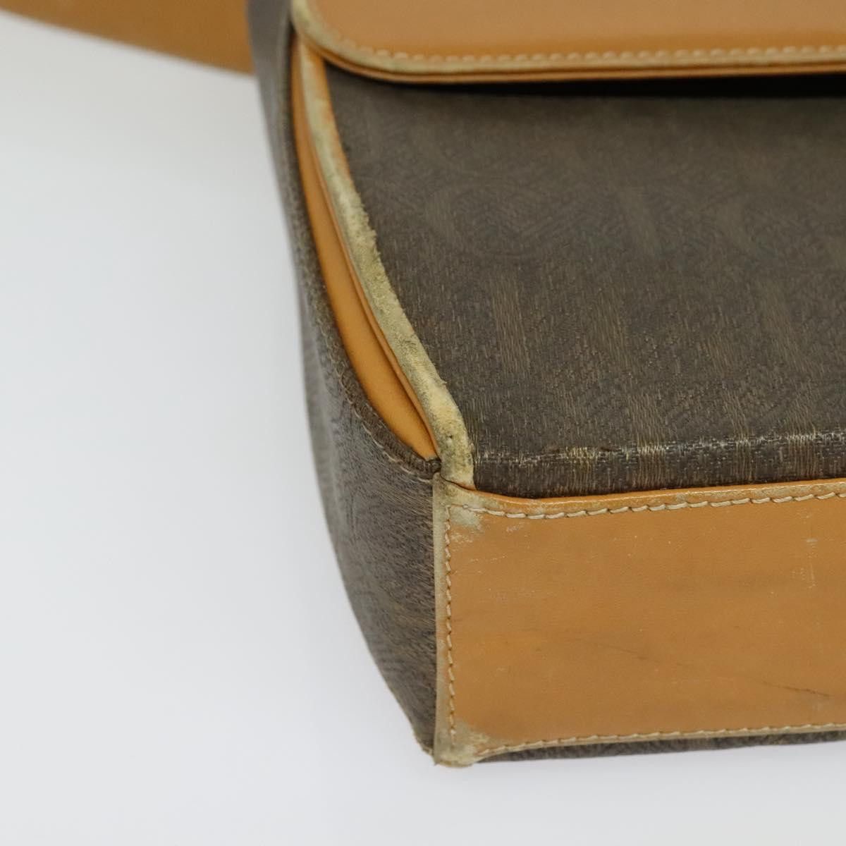 Gucci GUCCI Shoulder Bag Canvas Leather Brown Gold Size ONE SIZE - 10 Thumbnail