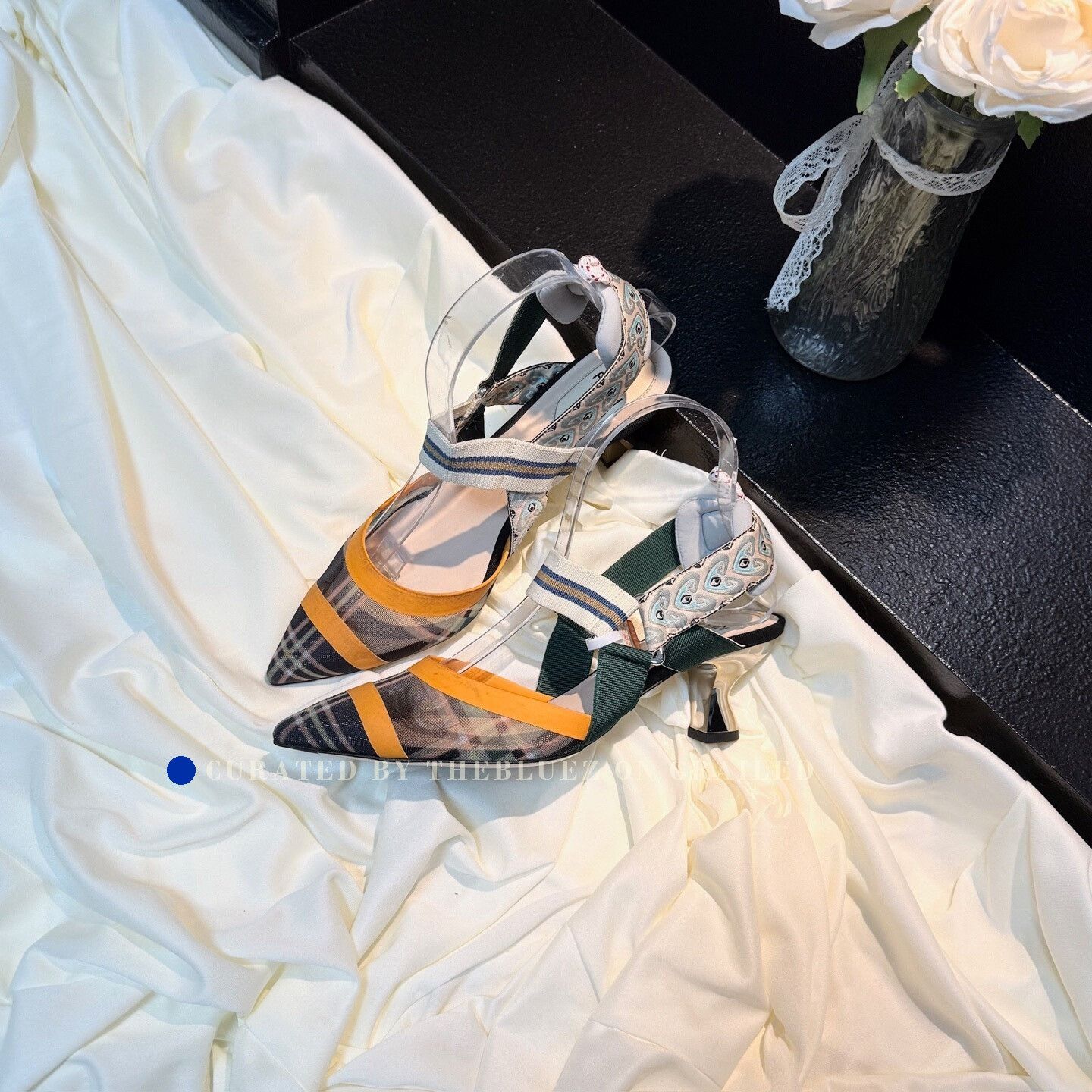 Fendi Fendi Hummingbird F Print Strappy Heels Size US 6.5 / IT 36.5 - 1 Thumbnail