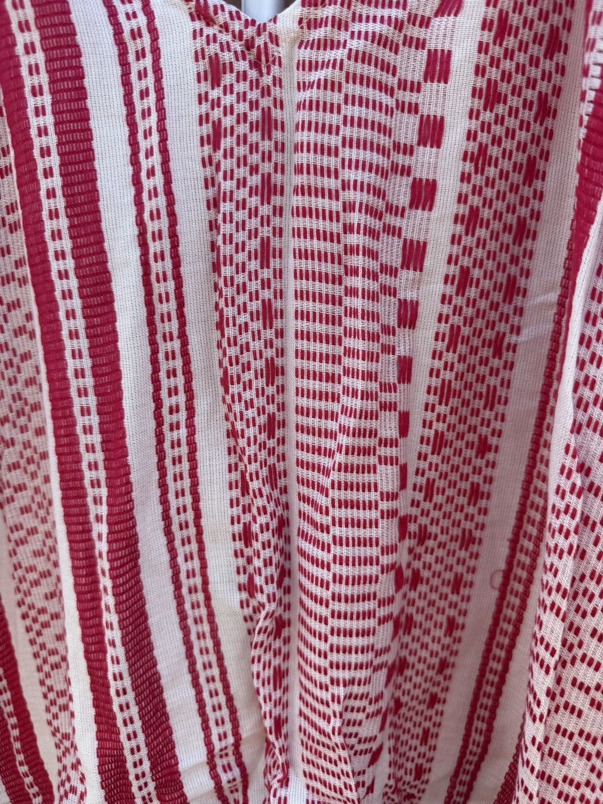 Other En Creme Red White Stripe Button Front Tie Hem Cami Tank Top Size L / US 10 / IT 46 - 7 Thumbnail