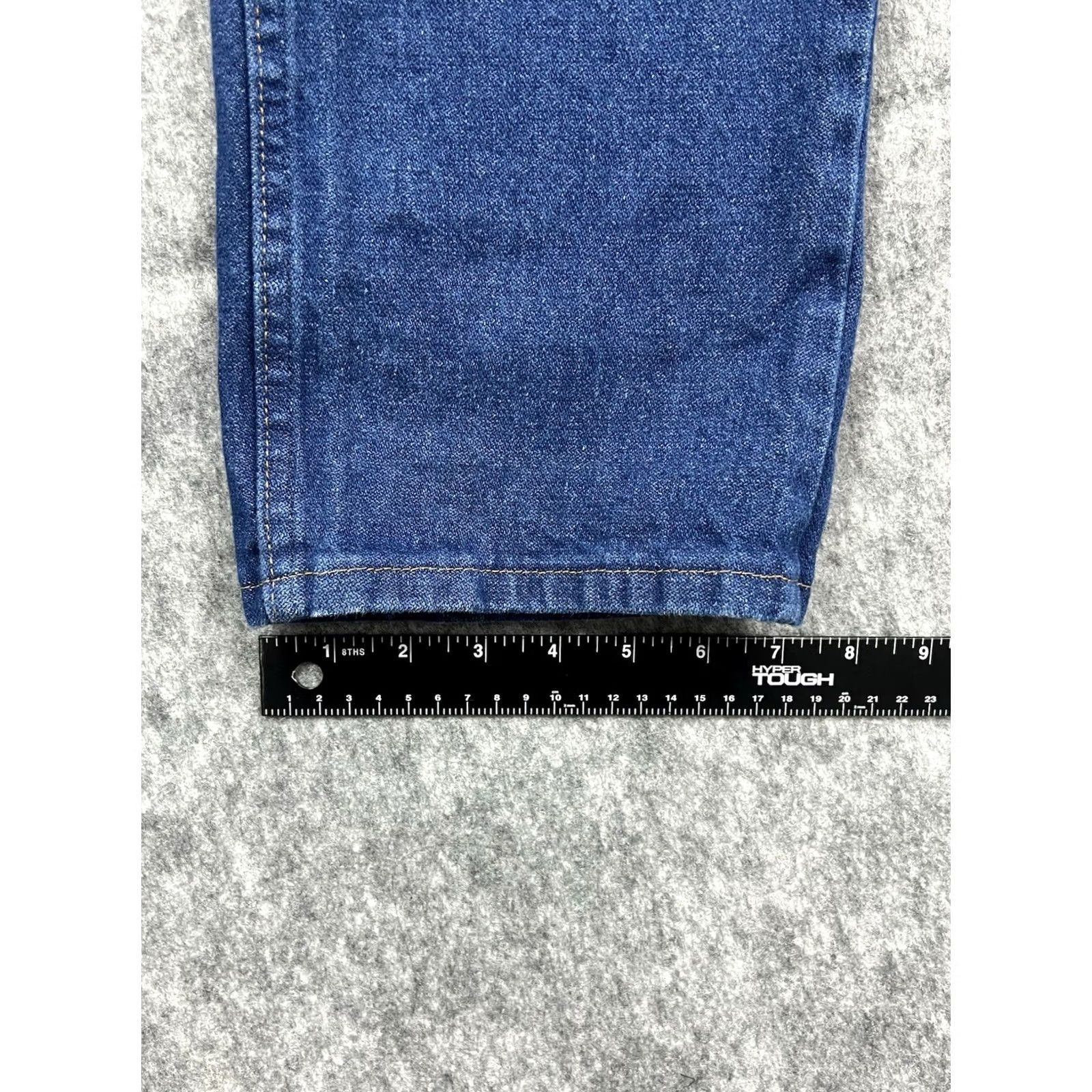 Wrangler VINTAGE Wrangler Women Cowboy Cut Straight Jeans Dark Wash 13x36 Regular 31x36 Blue Cowboy 5-Pocket Zipper Button Size 34" / US 12 / IT 48 - 5 Thumbnail
