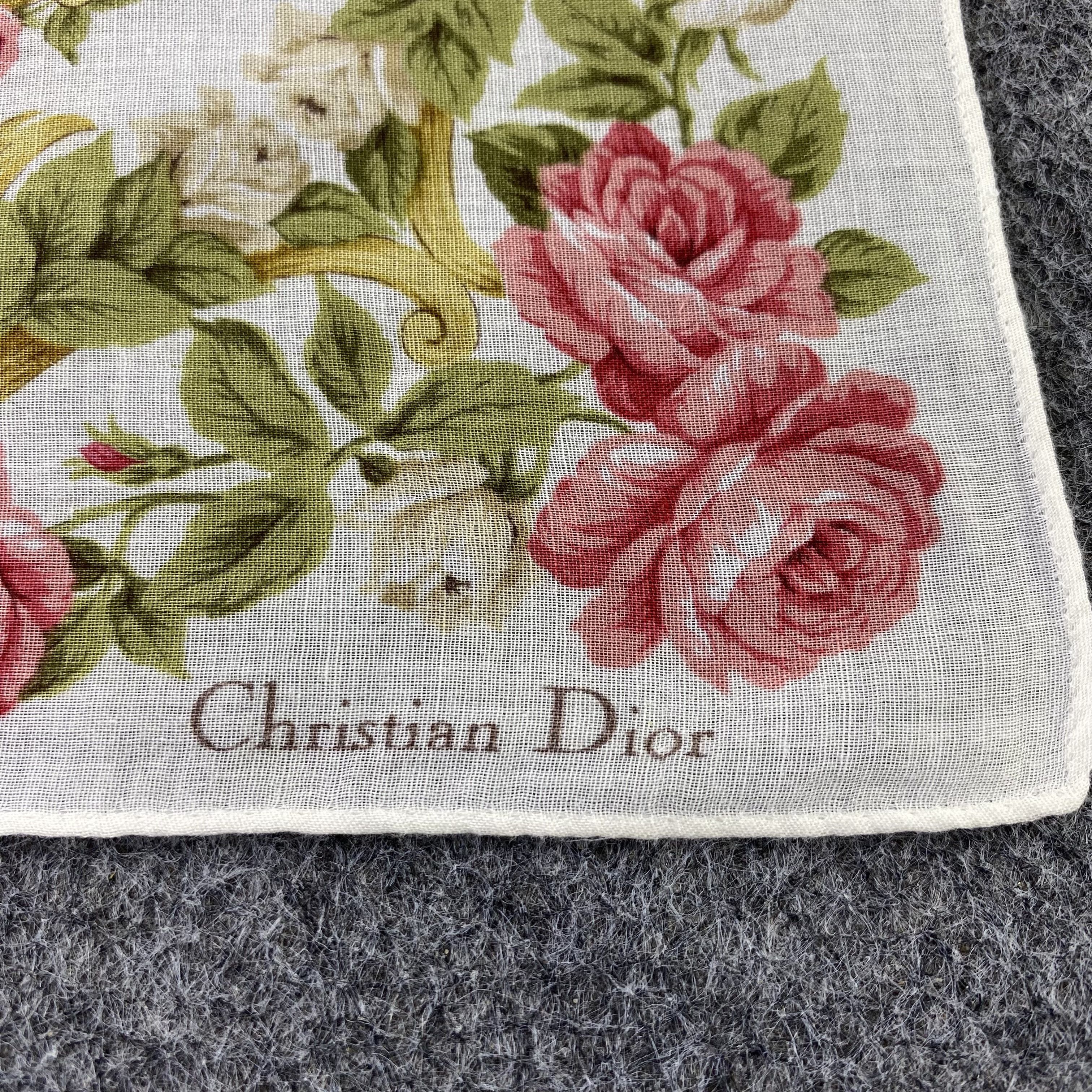 Designer Christian Dior Handkerchief / Bandana / Neckerchief-B1327 Size ONE SIZE - 7 Thumbnail