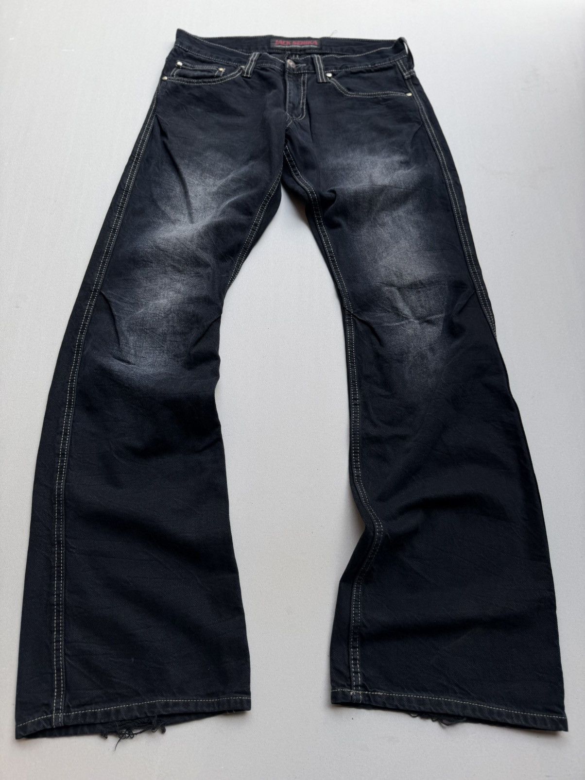 Japanese Brand Jack serrika flare jeans Size US 29 - 2 Thumbnail