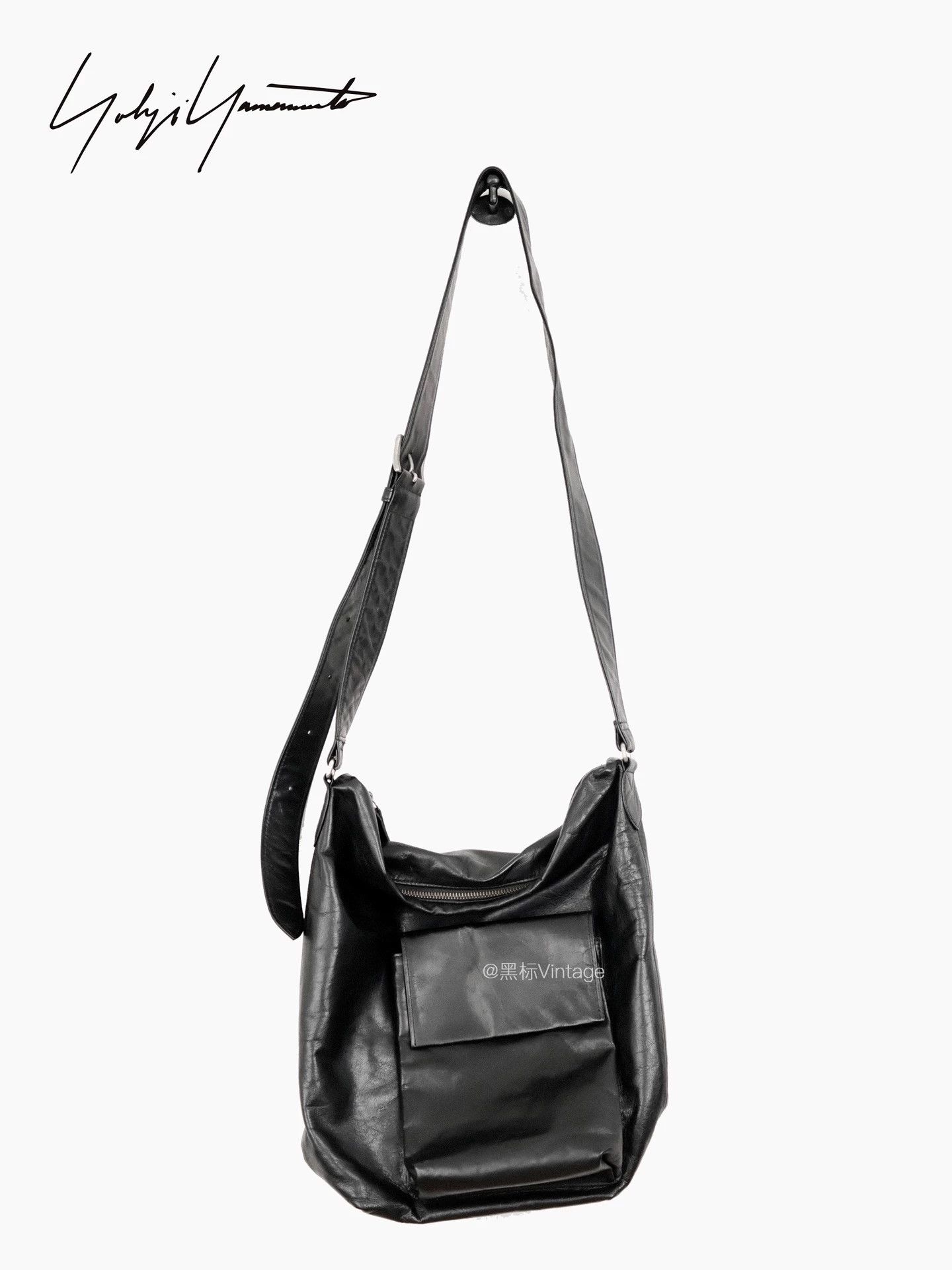Yohji Yamamoto Yohji 17AW Vintage Horsehide Crossbody Bag Men's 9/10 Size ONE SIZE - 1 Thumbnail