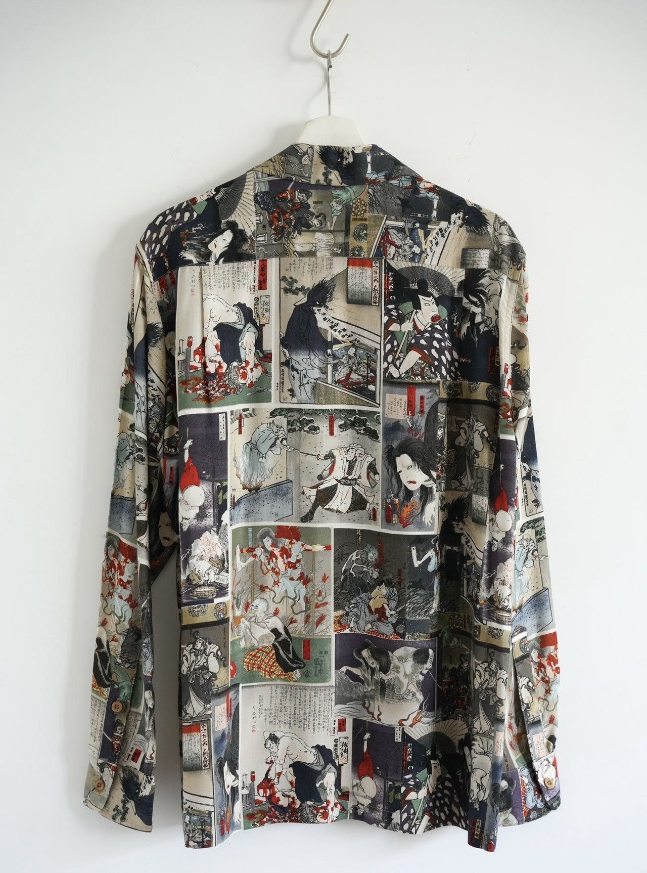 Wacko Maria Wacko Maria 18AW Hyakki Yagyo All-Over Print Shirt Size US M / EU 48-50 / 2 - 2 Thumbnail