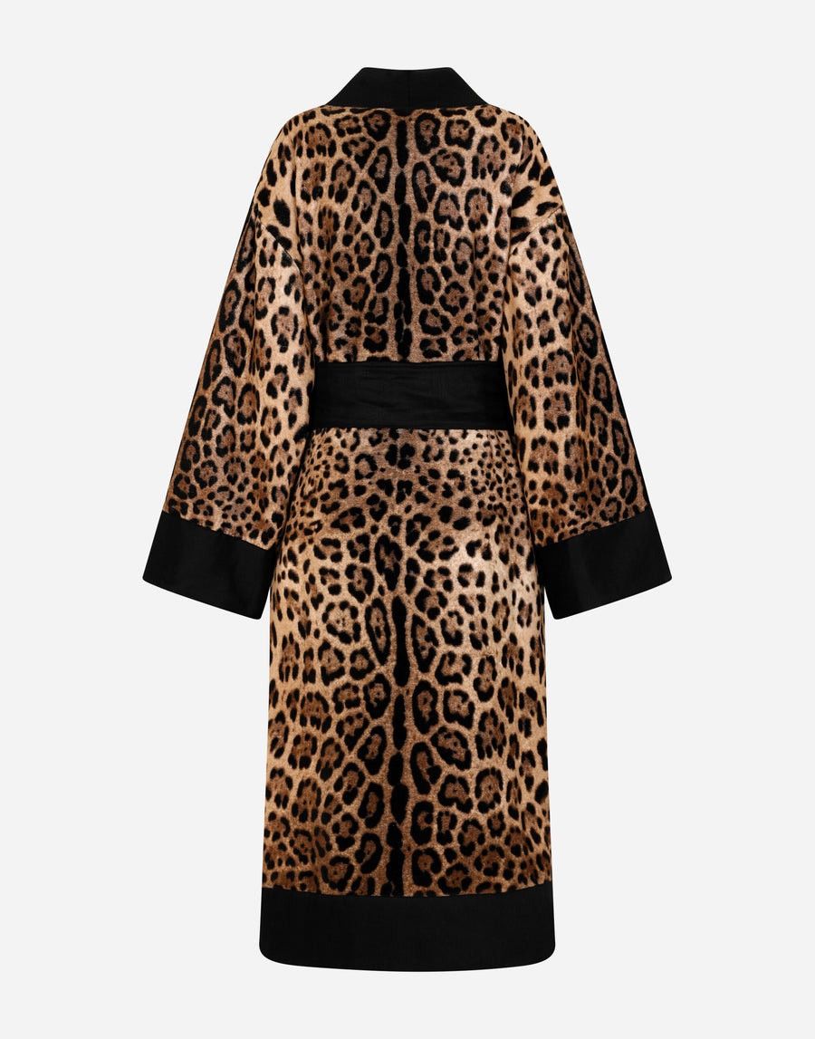 Dolce & Gabbana Dolce & Gabbana Terry Cotton Bath Robe Size M Size ONE SIZE - 5 Thumbnail