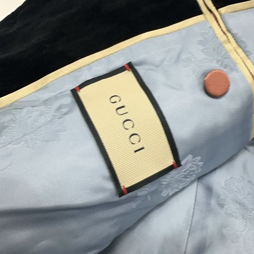 Gucci Gucci Velvet Single-breasted Blazer Size 50S - 7 Thumbnail
