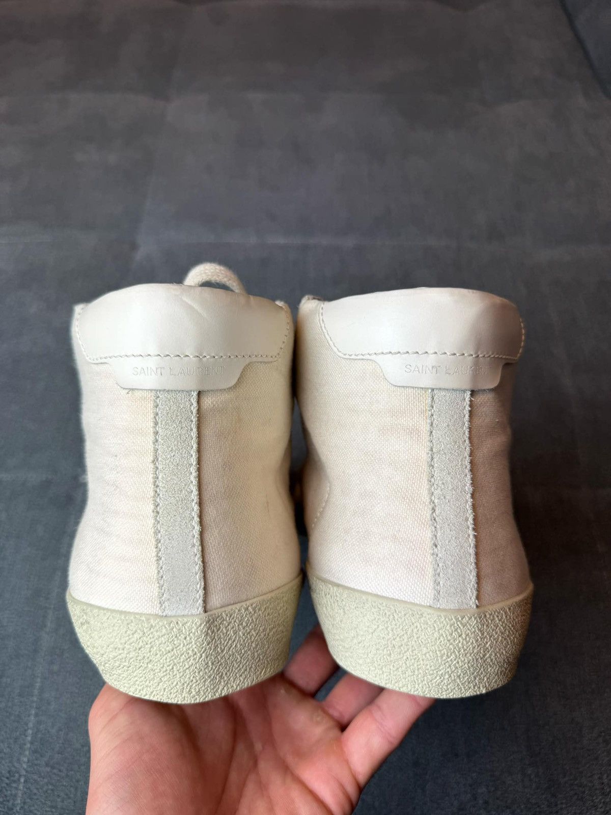 Saint Laurent Paris × Yves Saint Laurent SAINT LAURENT HI TOP SNEAKERS Size US 8.5 / EU 41-42 - 7 Thumbnail