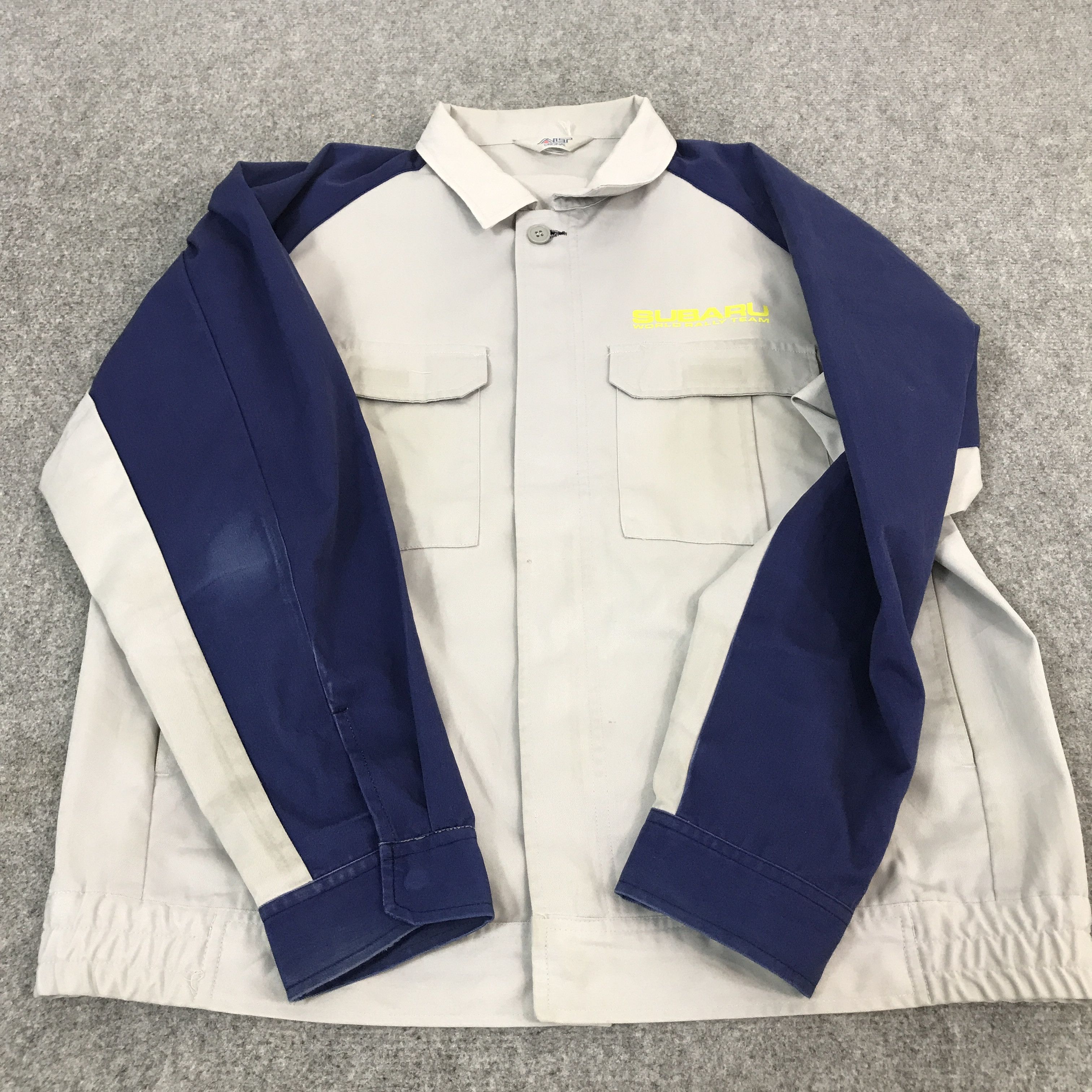 Japanese Brand VINTAGE SUBARU WORLD RALLY TEAM RACING CUSTOM JACKET Size US L / EU 52-54 / 3 - 8 Thumbnail