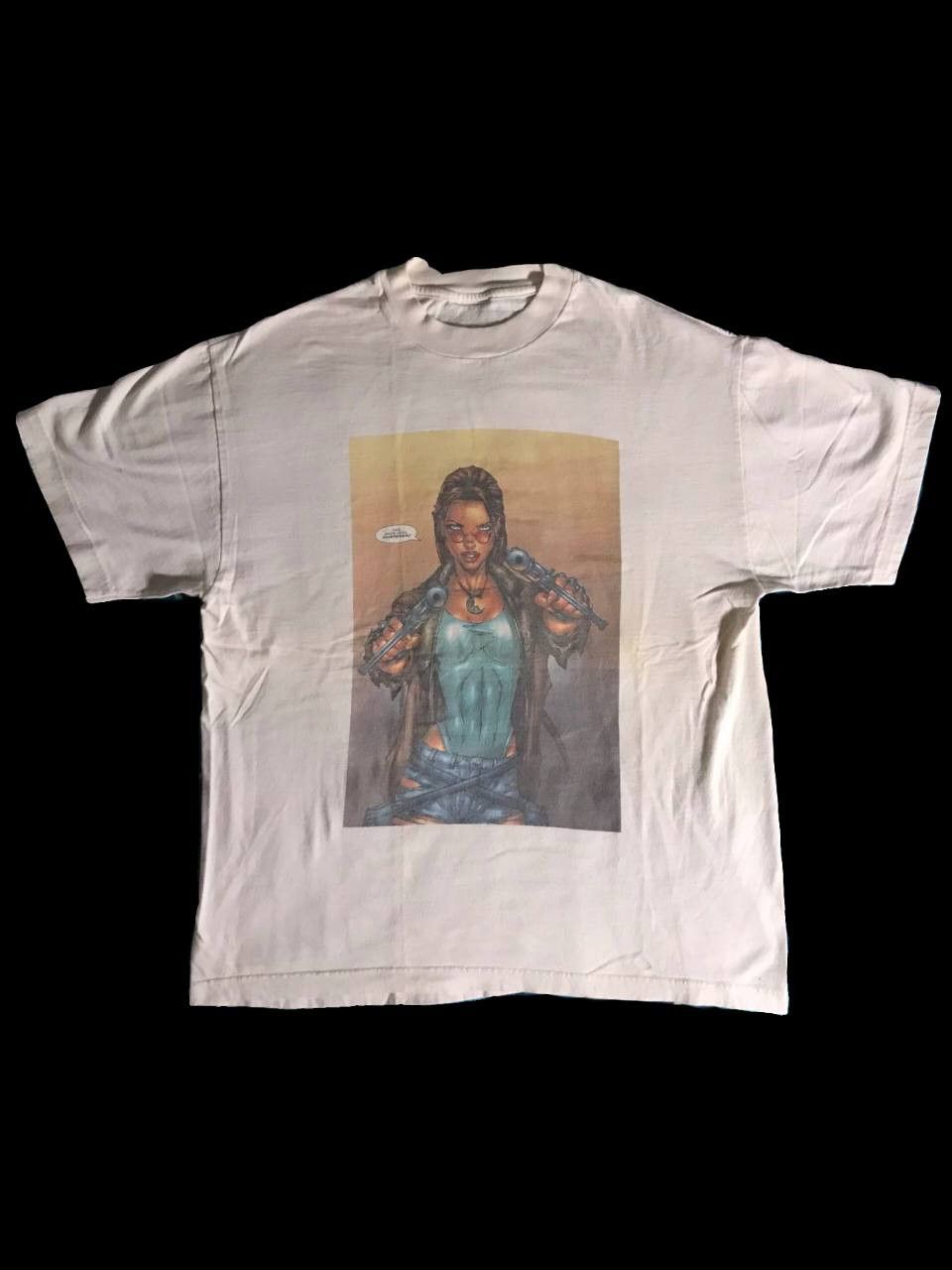 Vintage VINTAGE 97s TOMB RAIDER WITCHBLADE Shirts LARA CROFT COMICS Size US M / EU 48-50 / 2 - 1 Thumbnail