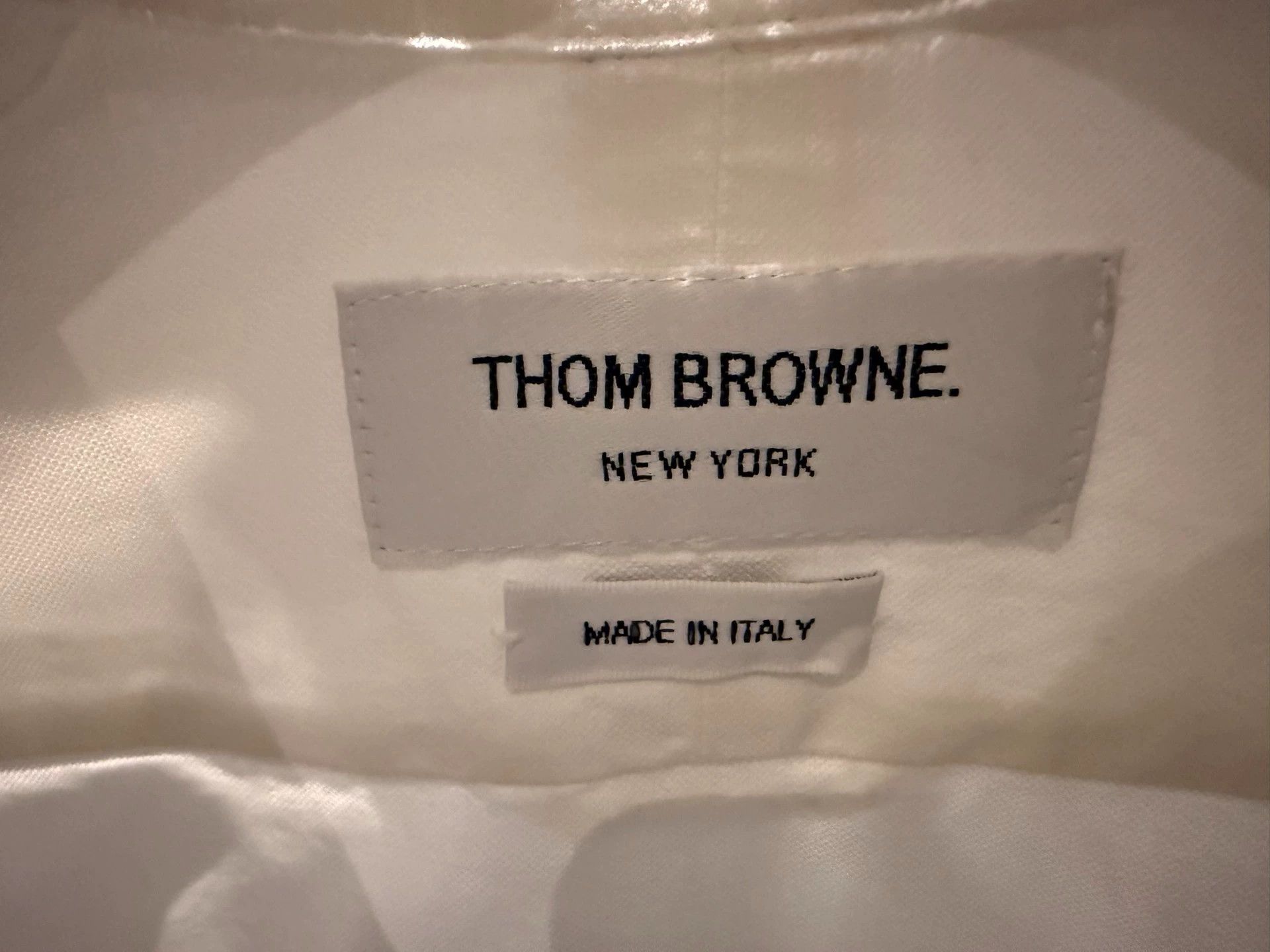 Thom Browne Thom Browne Women's Tricolor Placket White Oxford Shirt 38 Size XS / US 0-2 / IT 36-38 - 3 Thumbnail