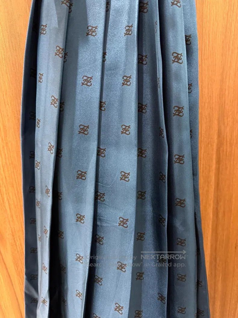 Fendi Fendi Blue Full Print Logo Skirt Size 25" / US 0 / IT 36 - 6 Thumbnail