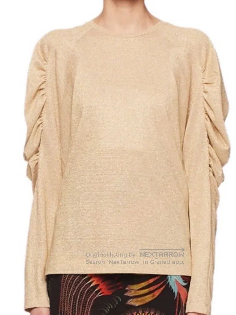 Dries Van Noten Dries Van Noten Gold Top Size M / US 6-8 / IT 42-44 - 4 Thumbnail
