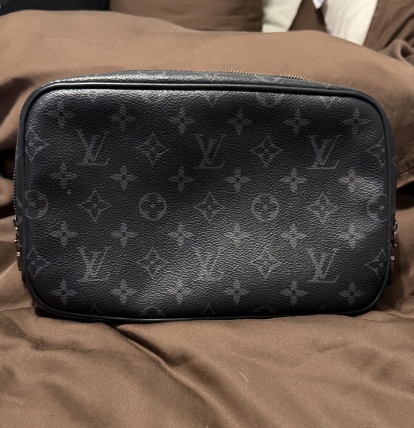 Louis Vuitton Discontinued Eclipse Monogram Toiletry Pouch Trous GM Size ONE SIZE - 7 Thumbnail
