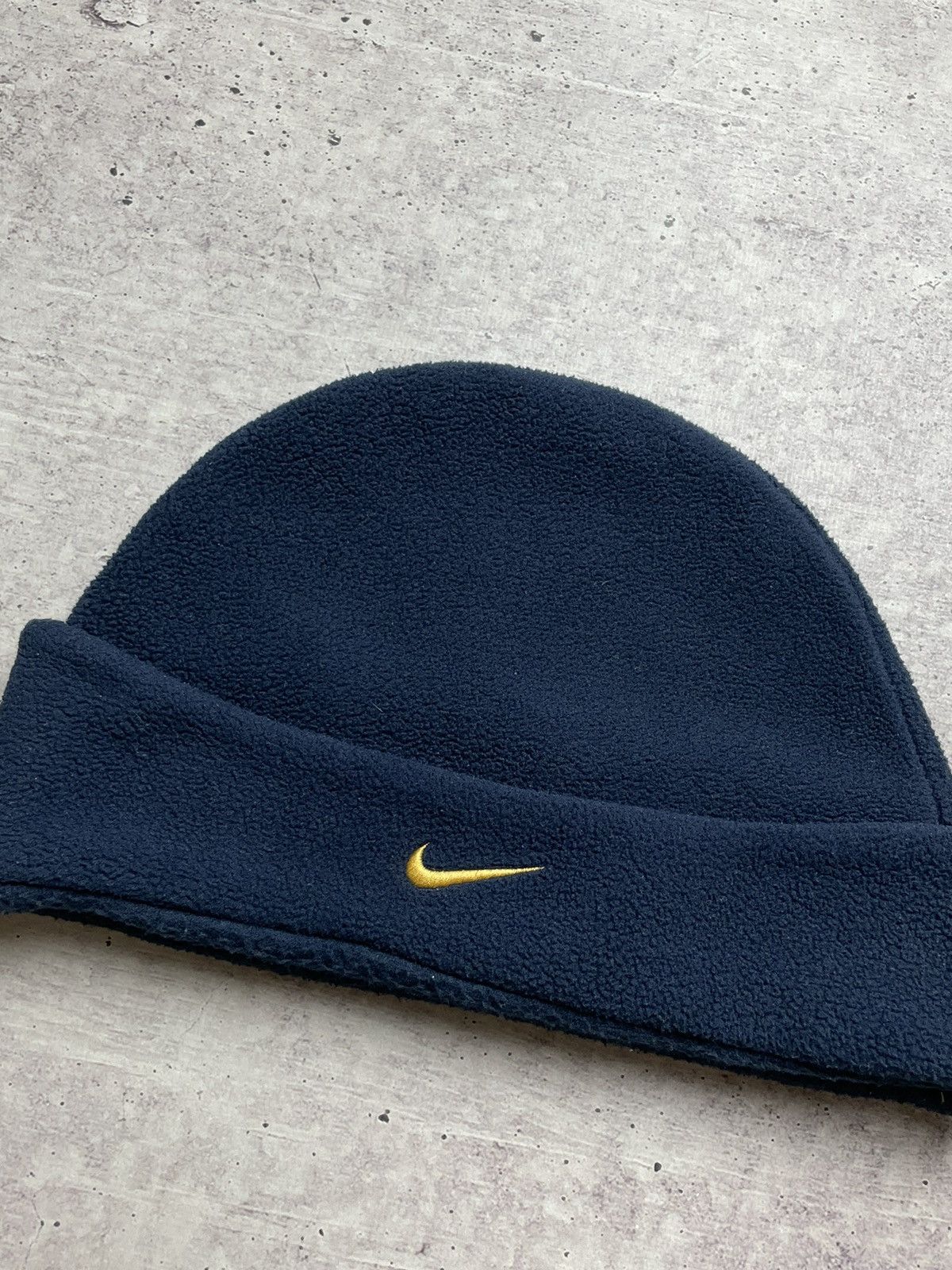 Nike × Vintage Rare Vintage Nike Fleece Beanie Hat Size ONE SIZE - 2 Thumbnail
