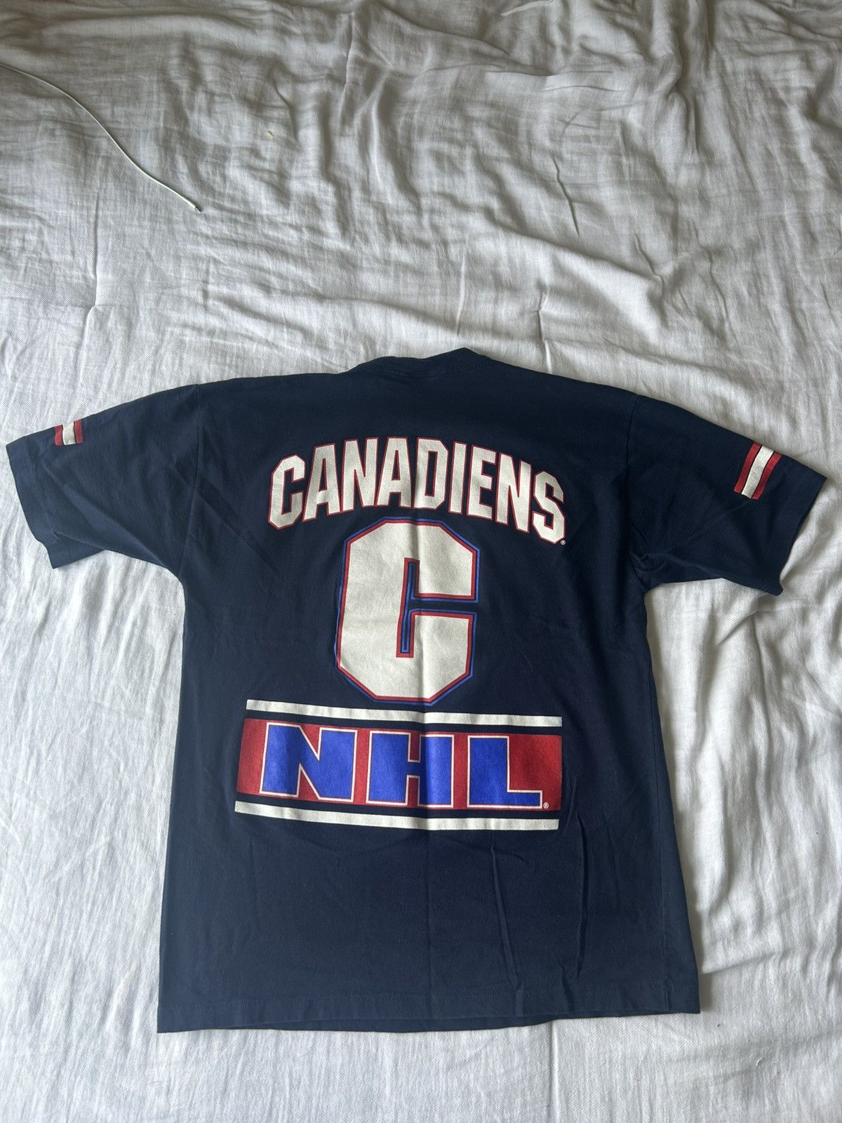 NHL × Vintage Y2K/90s Vintage Montreal Canadiens Graphic Tee Size US M / EU 48-50 / 2 - 2 Thumbnail