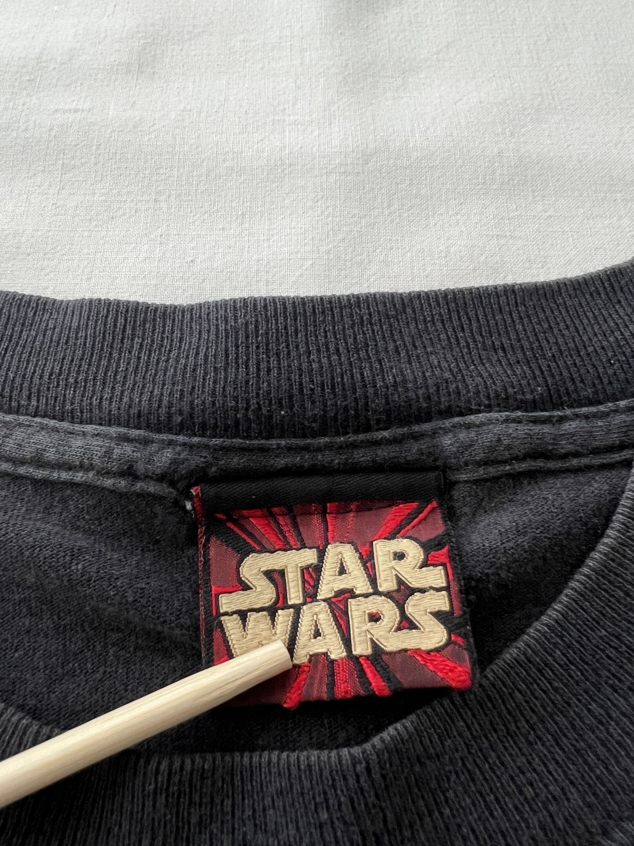 Star Wars Vintage 90s Star Wars Movie Black T-shirt Size US L / EU 52-54 / 3 - 7 Thumbnail