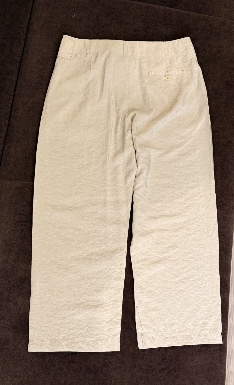 Lemaire Lemaire Dry Silk Soft Belted Pants - Ecru Size 28" / US 6 / IT 42 - 4 Thumbnail