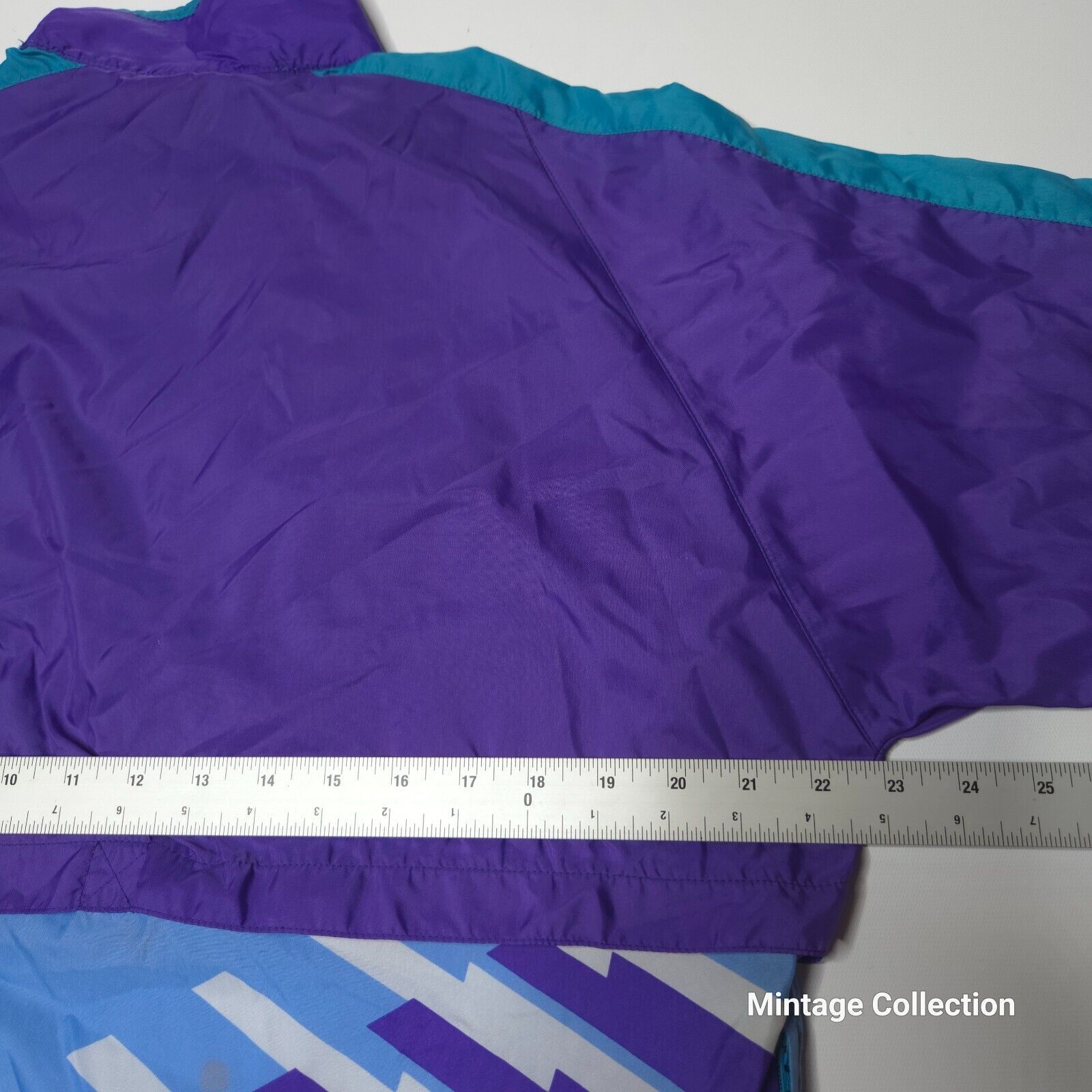 Nike VINTAGE NIKE GRAY TAG PURPLE TEAL 1/2 ZIP NYLON WINDBREAKER Size US S / EU 44-46 / 1 - 11 Thumbnail