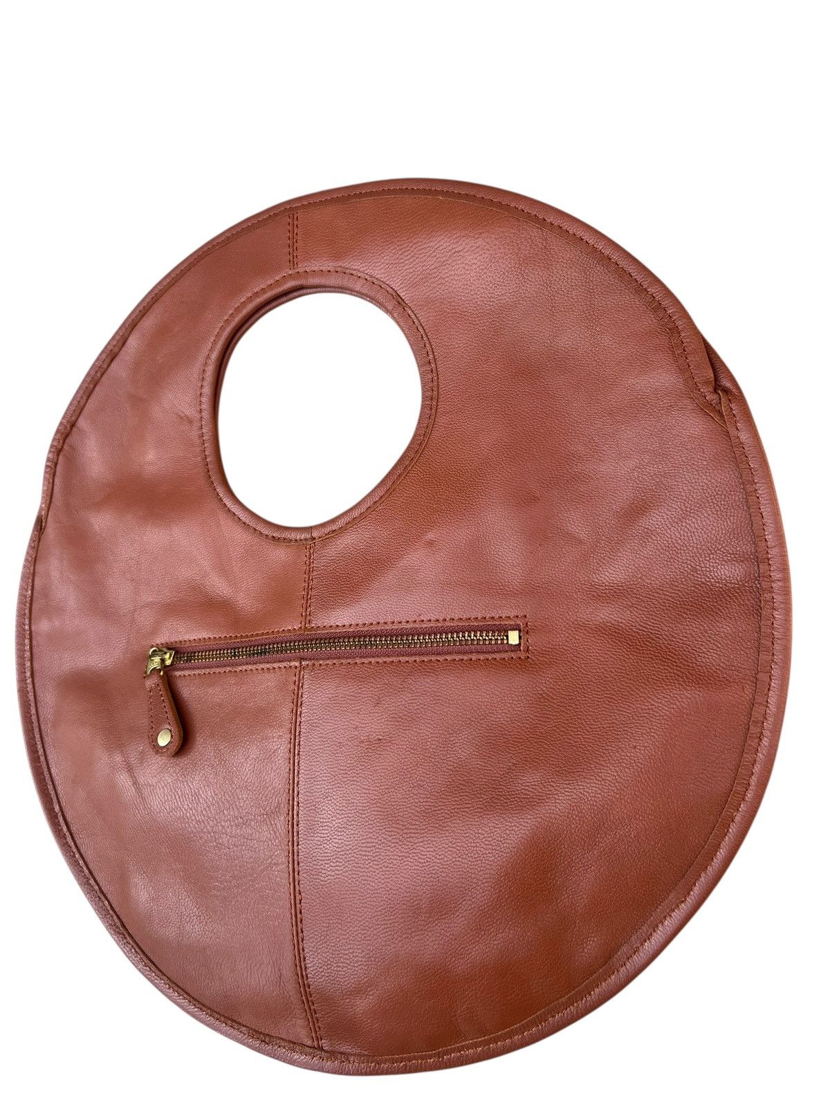 Leather Kununurra Sheep leather Round Bag Size ONE SIZE - 7 Thumbnail