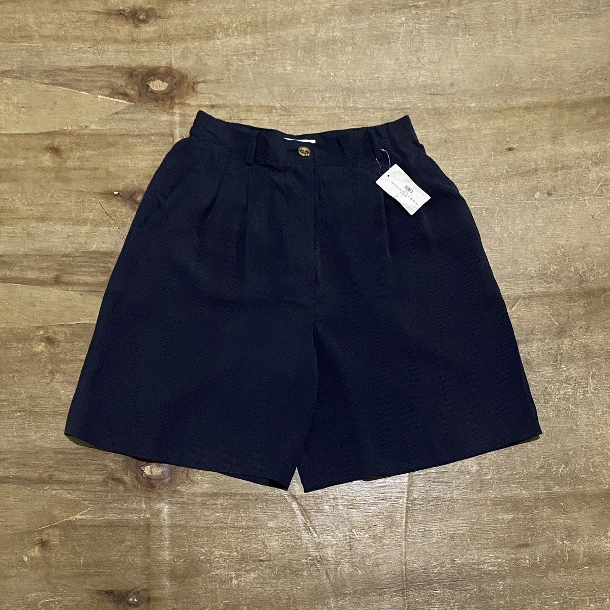 Vintage Balenciaga golf short pants stripe