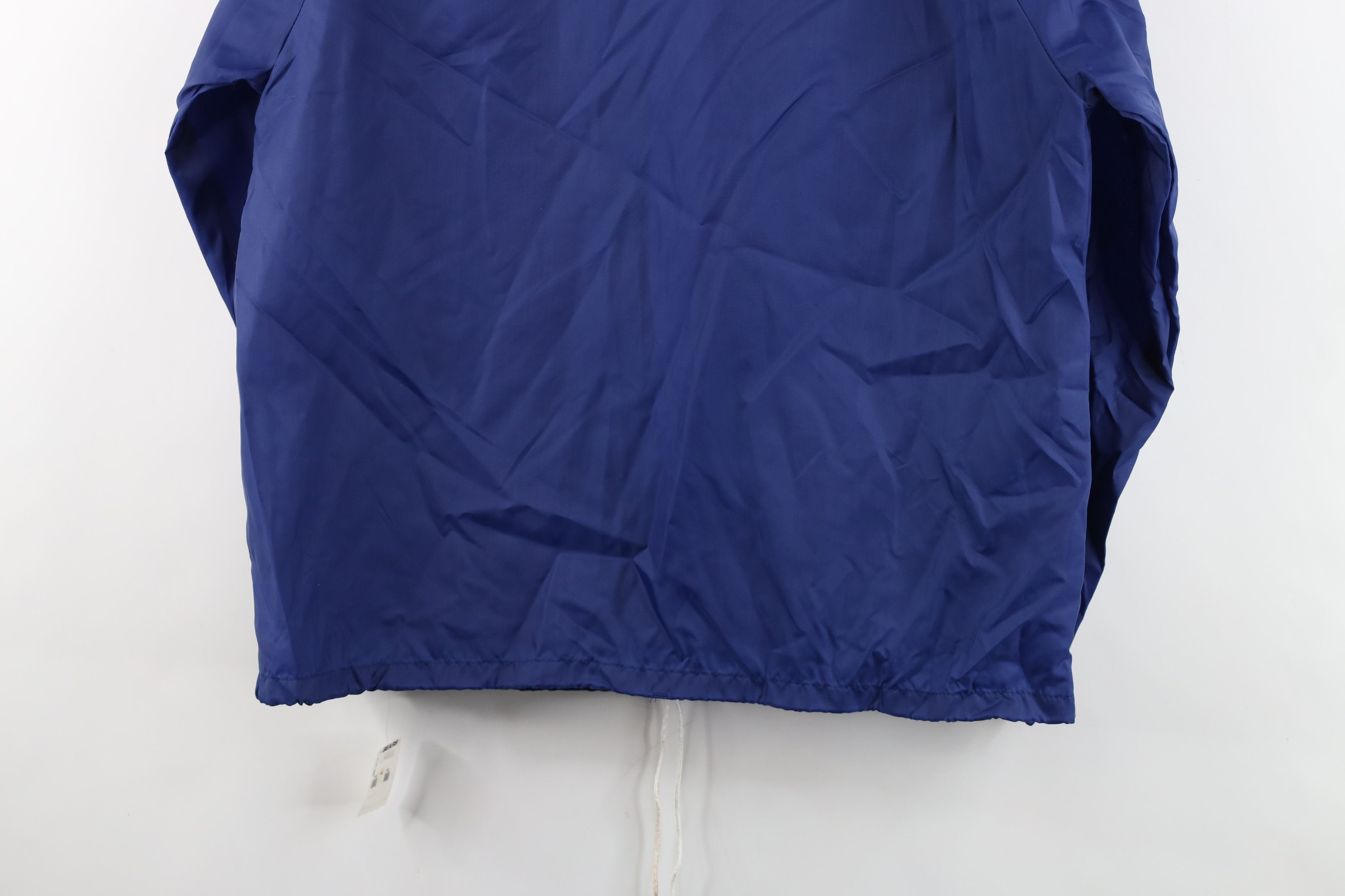 Vintage Deadstock Vintage 70s Streetwear Windbreaker Jacket Blue Size L / US 10 / IT 46 - 13 Thumbnail