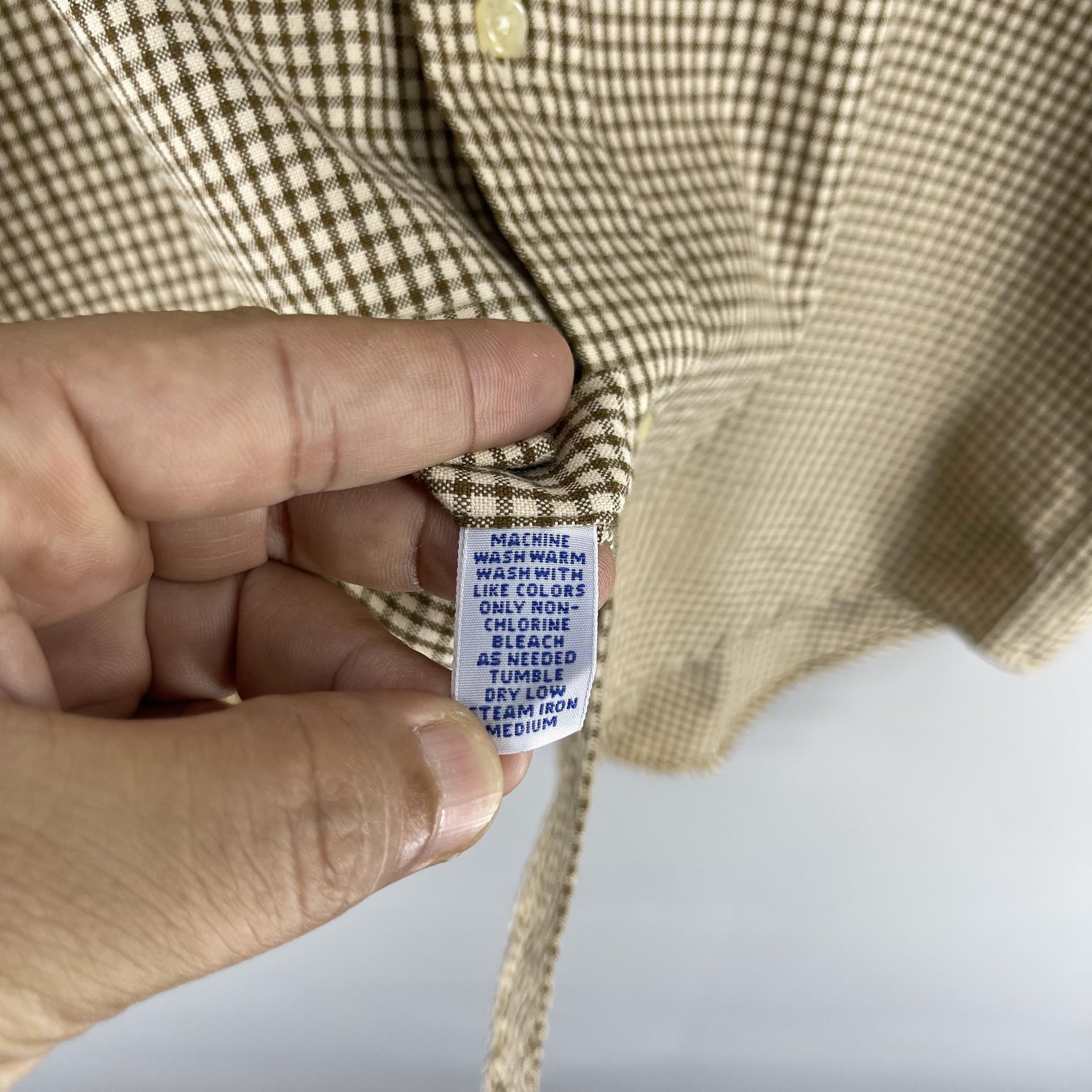 Polo Ralph Lauren Vintage 90's POLO Ralph Lauren Checkered Gingham Flannel Size US S / EU 44-46 / 1 - 5 Thumbnail