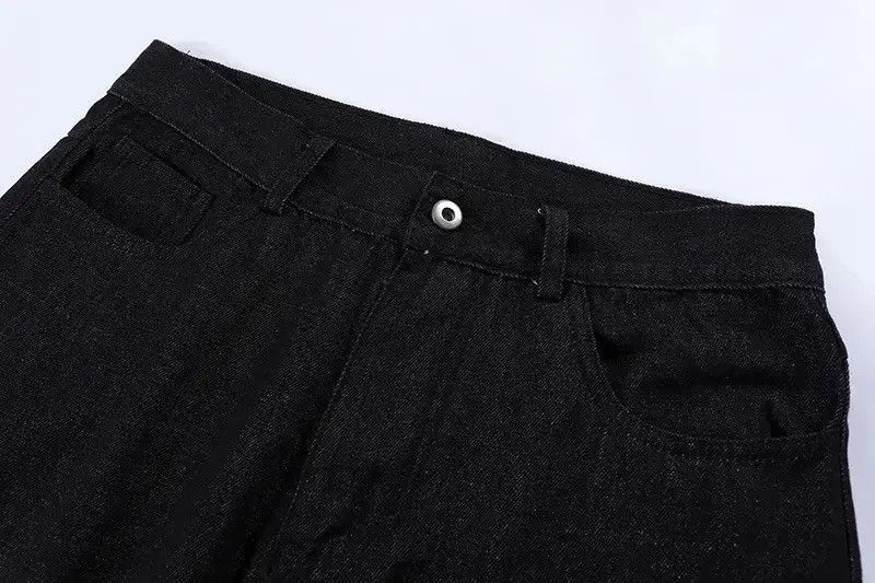 Japanese Brand Retro-style Jeans Ripped Baggy Trousers Star Harajuku style Size US 30 / EU 46 - 5 Thumbnail