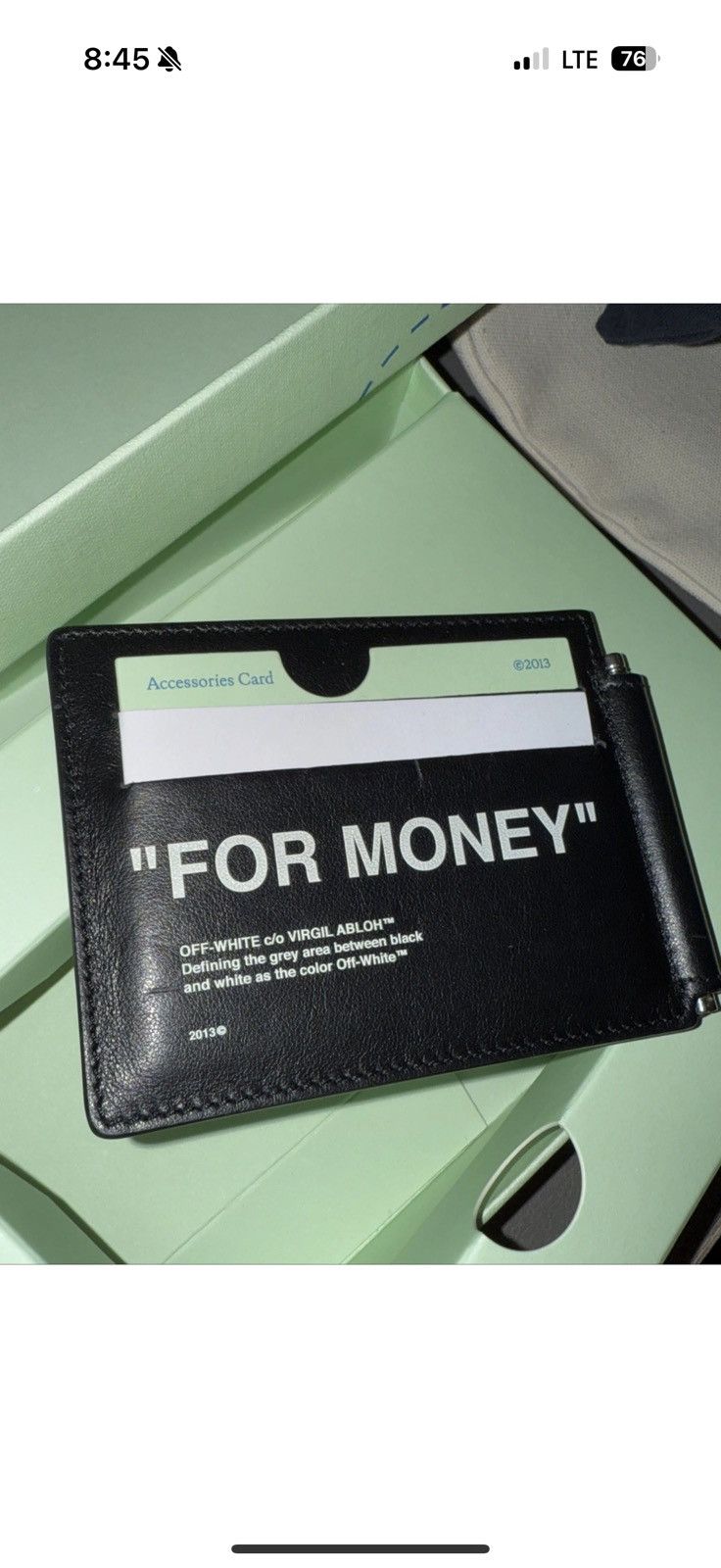 Off-White Off white money clip and card holder Size ONE SIZE - 1 Thumbnail