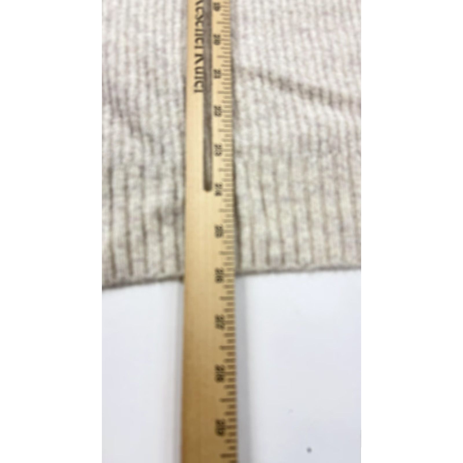 Lou & Grey Lou & Grey Sweater Hoodie Womens Small Beige Pullover V-Neck Rib Knit Knitwear Long Sleeve Hooded Cozy Size S / US 4 / IT 40 - 7 Thumbnail