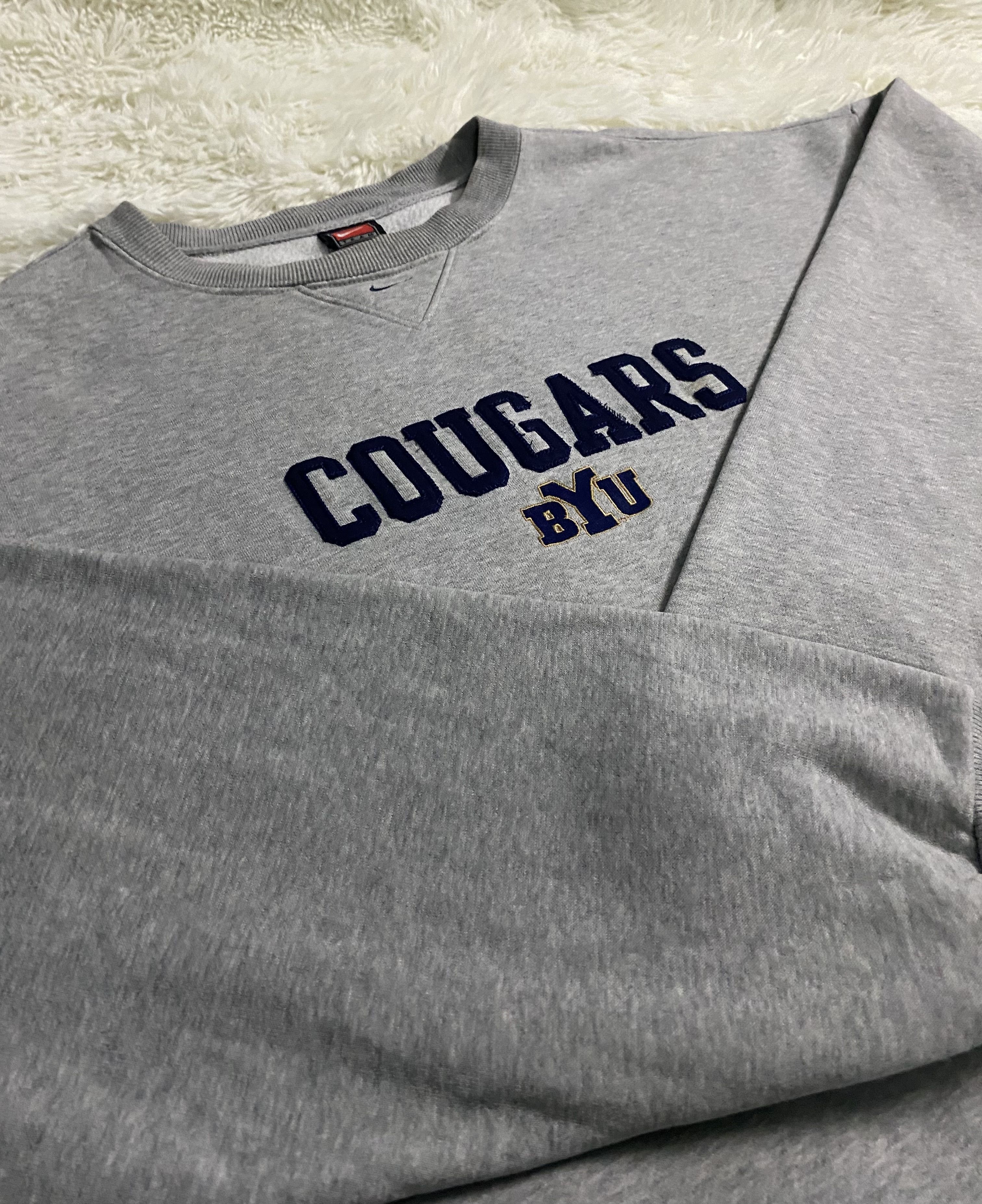 Nike Nike Center Baggy Style Sweatshirt Vintage Size US XL / EU 56 / 4 - 6 Thumbnail
