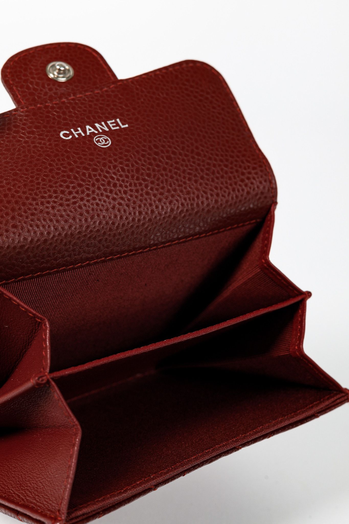 Chanel Chanel Red Caviar Leather Quilted Card Holder Size ONE SIZE - 9 Thumbnail
