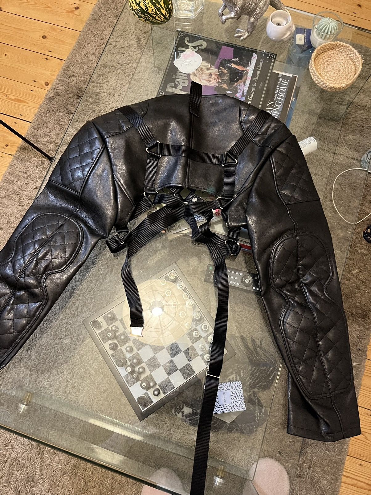 Comme des Garcons × Junya Watanabe CDG Junya Watanabe cropped leather jacket Size M / US 6-8 / IT 42-44 - 9 Thumbnail