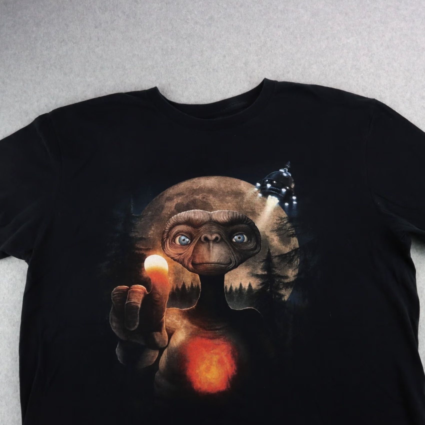 Vintage FRIGHT RAGS E.T. the Extra-Terrestrial Shirt Mens XL Black Movie Size US XL / EU 56 / 4 - 6 Thumbnail