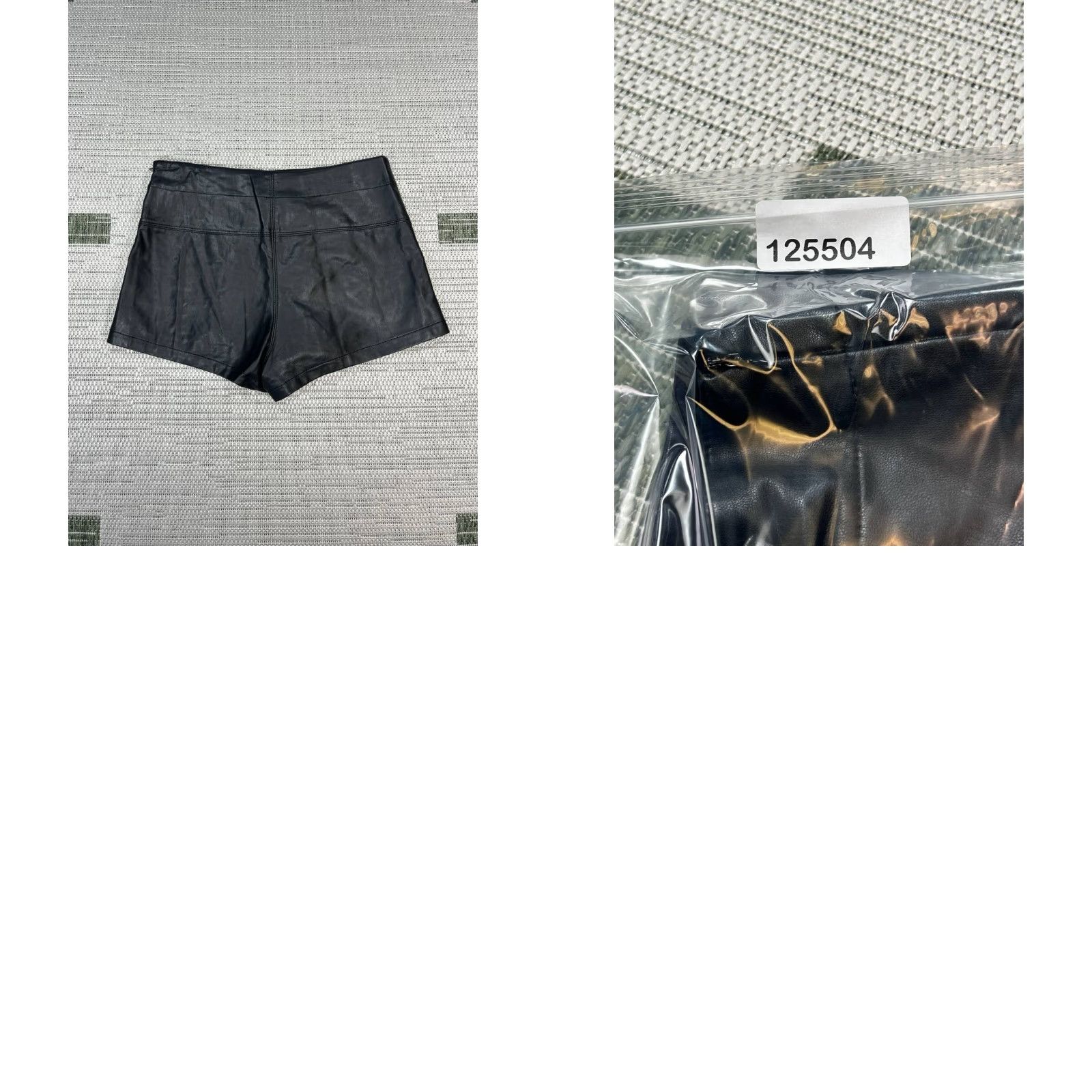 Free People Free People Skort Womens 8 Black Faux Leather Mini Short Skirt 8 Black Womens Jeans? Size 30" / US 8 / IT 44 - 9 Thumbnail