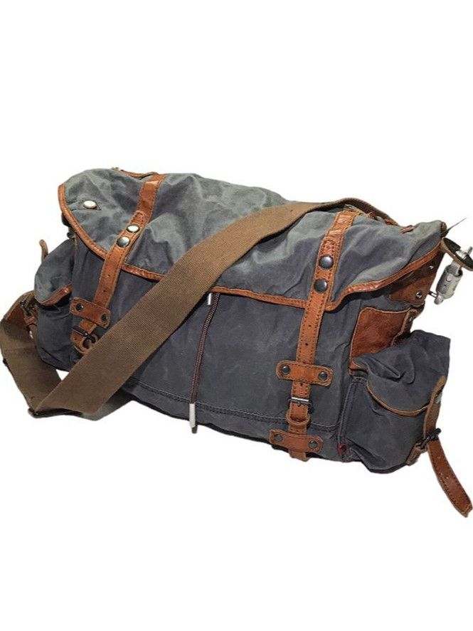 image of Tough Military Jeansmith Big Sling Hunter Bags in Dark Green, Men's