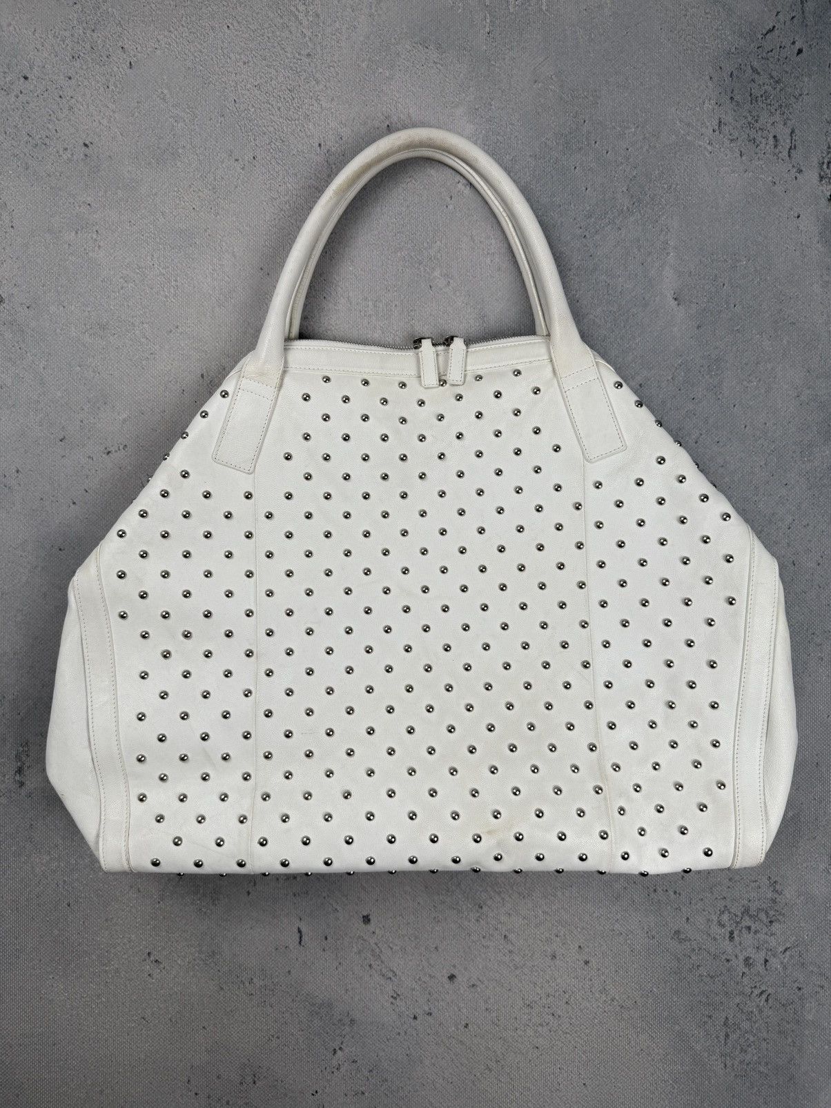 Alexander McQueen Alexander McQueen Studded De Manta Leather Tote Archive Bag Size ONE SIZE - 3 Thumbnail
