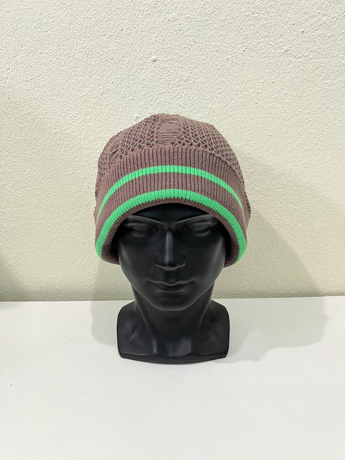 Japanese Brand Japanese Brand Distressed Beanie Hats Size ONE SIZE - 2 Thumbnail