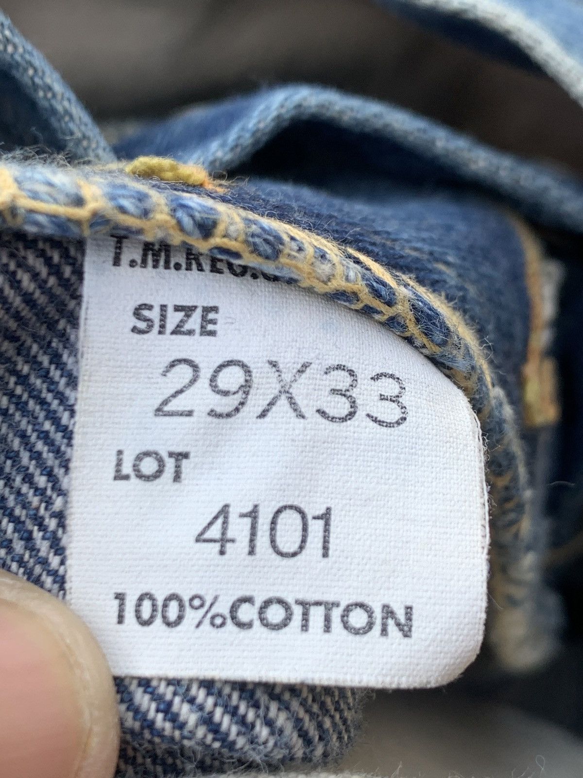 Lee VINTAGE LEE RIDER HALF SELVEDGE. Size US 28 / EU 44 - 7 Thumbnail