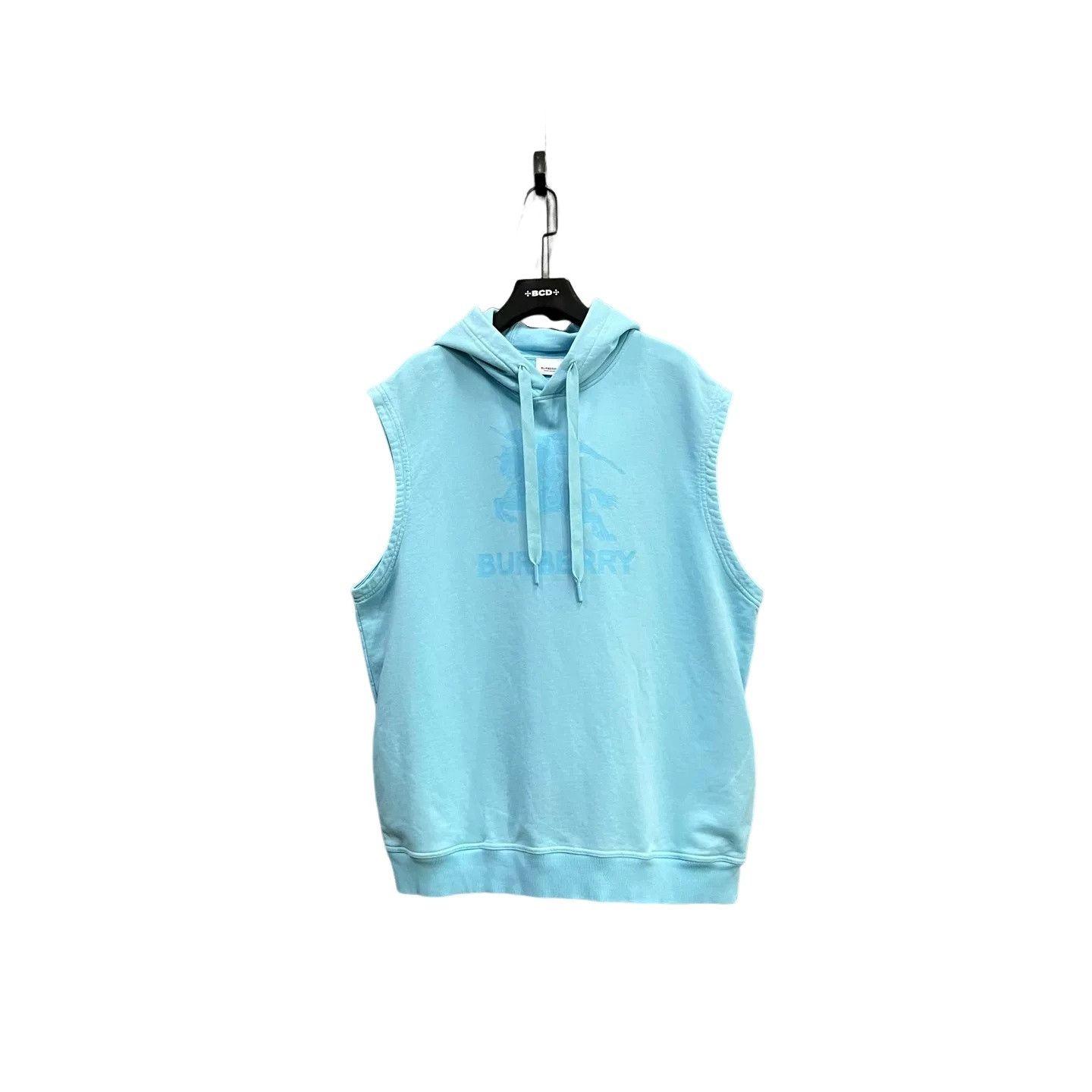 Burberry Burberry Blue Knight Print Sleeveless Hoodie XXL Size US XXL / EU 58 / 5 - 1 Thumbnail