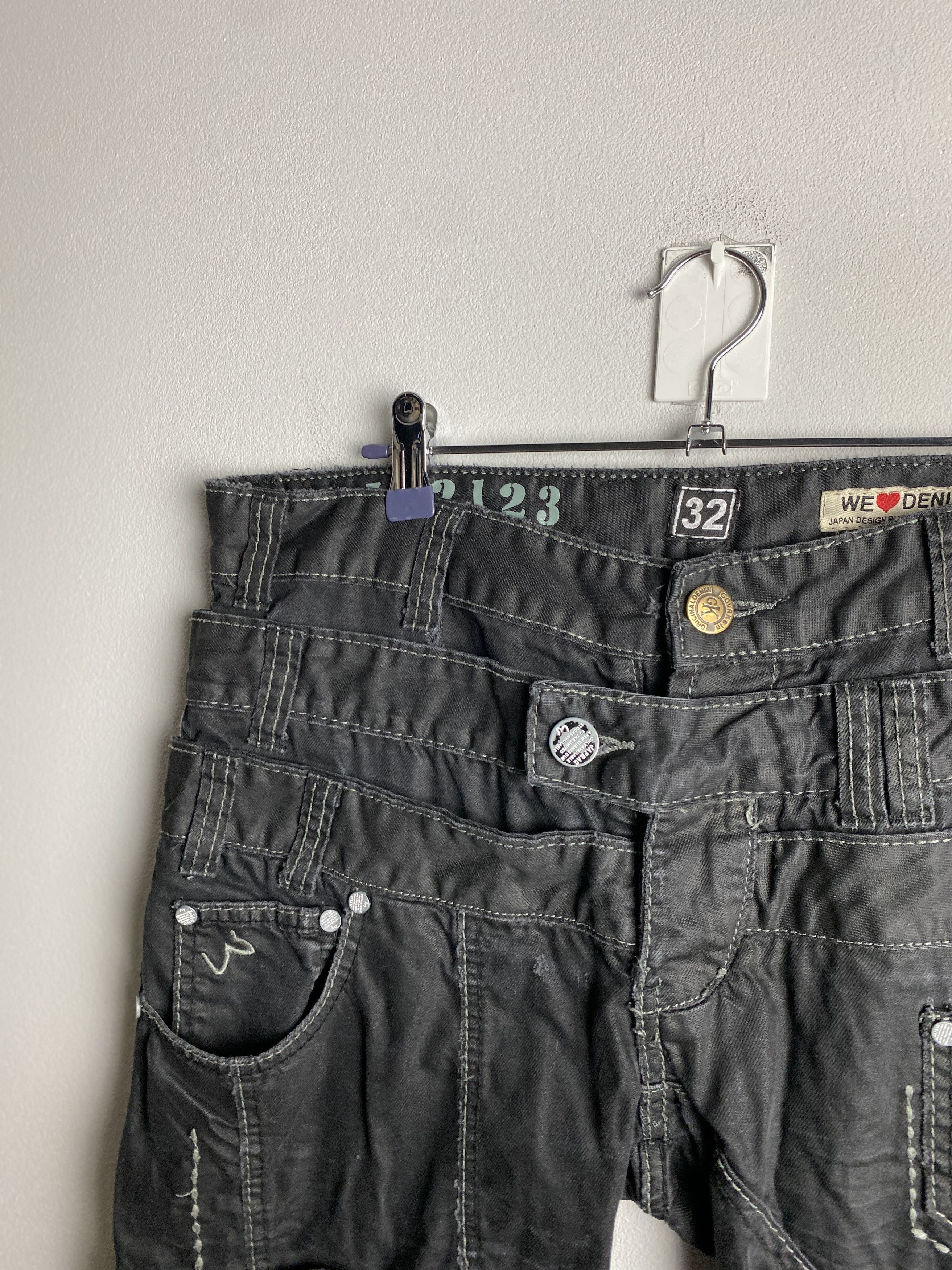 Affliction × Japanese Brand Okishana Samoki Japrag denim jeans pants japan alternative Size US 32 / EU 48 - 3 Thumbnail