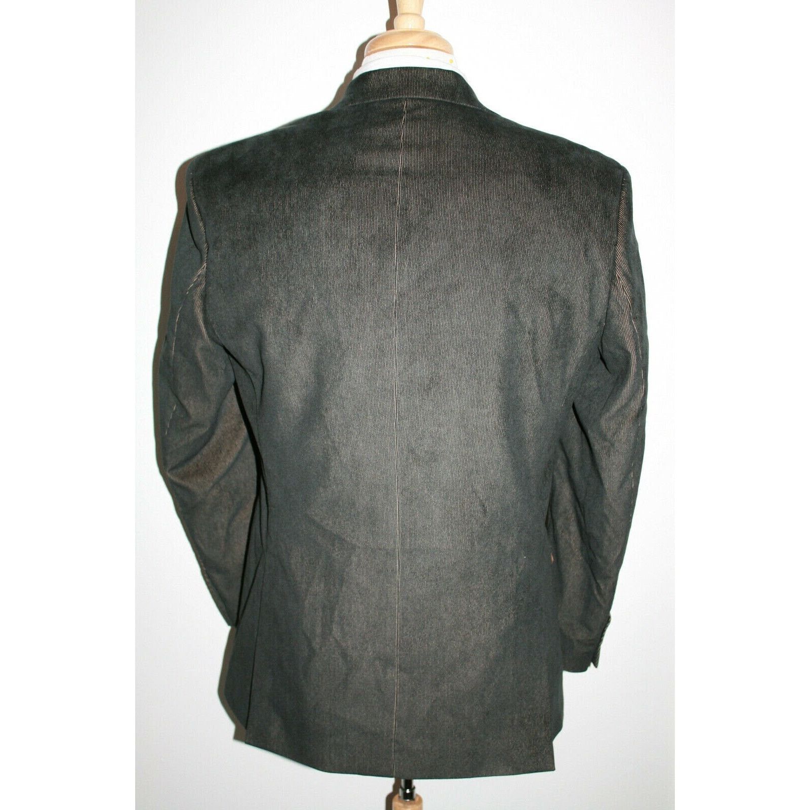 Pronto Uomo 40R Pronto Uomo Mens Blue/Brown Mens Corduroy Blazer Size 40R - 6 Thumbnail