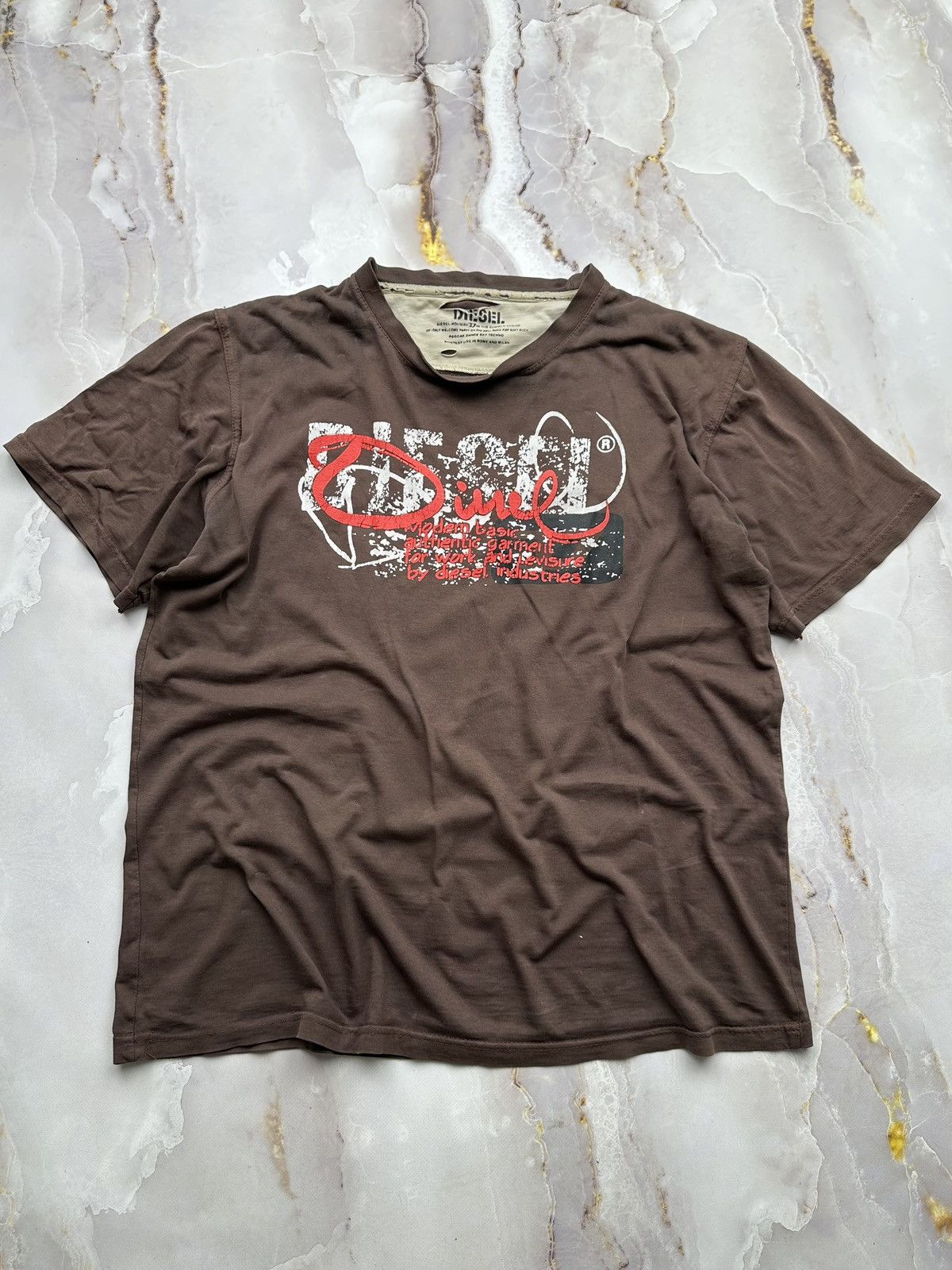 Diesel × Japanese Brand × Vintage Y2K Vintage Diesel T-Shirt